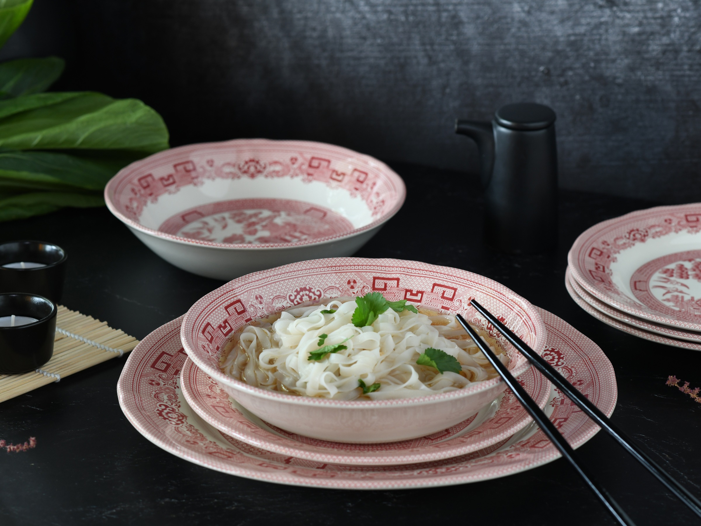 CreaTable Teller-Set »China Town, Teller Set 18-tlg« Fernöstliche Kultur günstig online kaufen