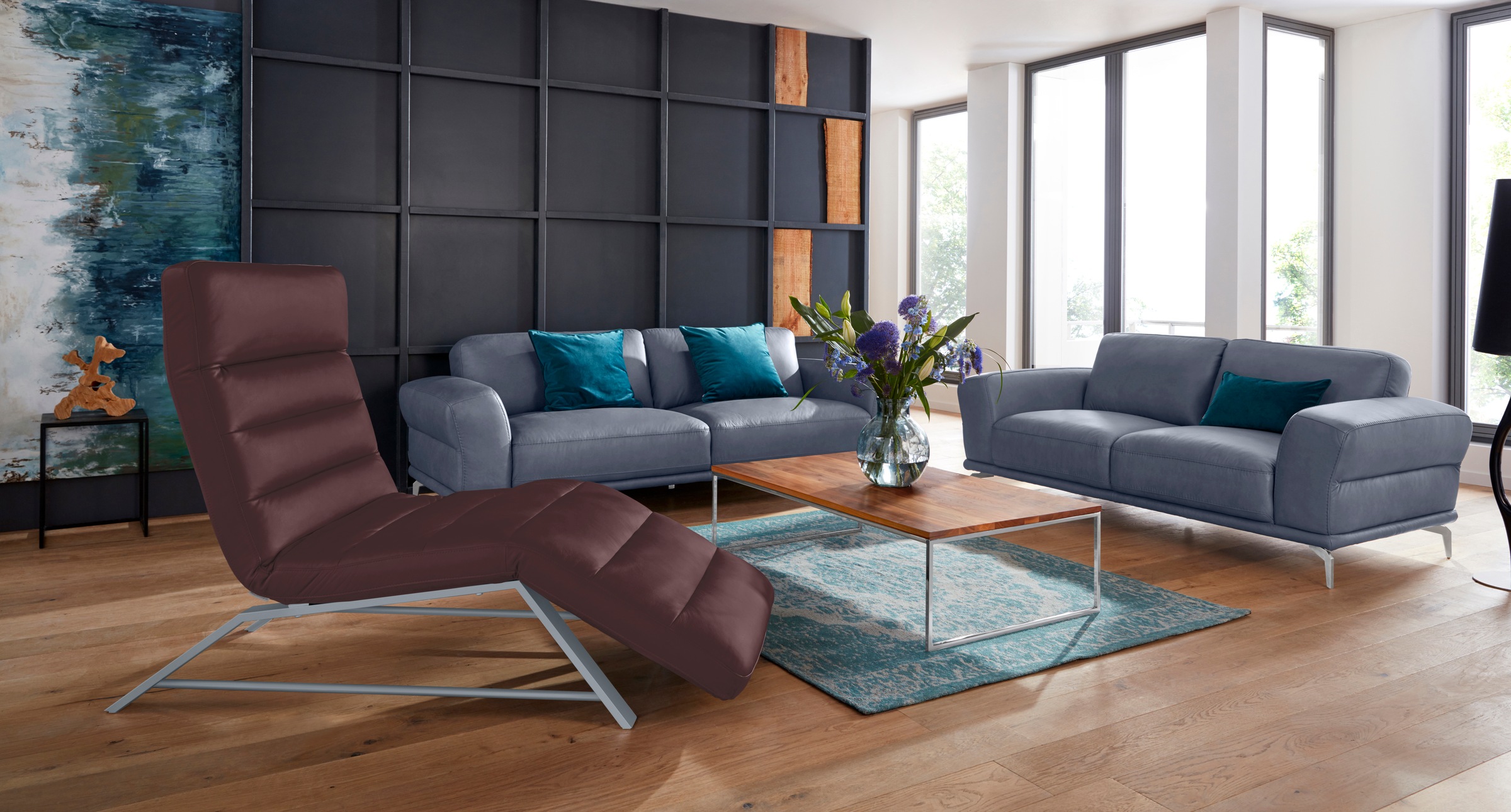 W.SCHILLIG Relaxliege »daily dreams«, Funktionsliege wahlweise mit Motor, Gestell matt, Breite 75 cm