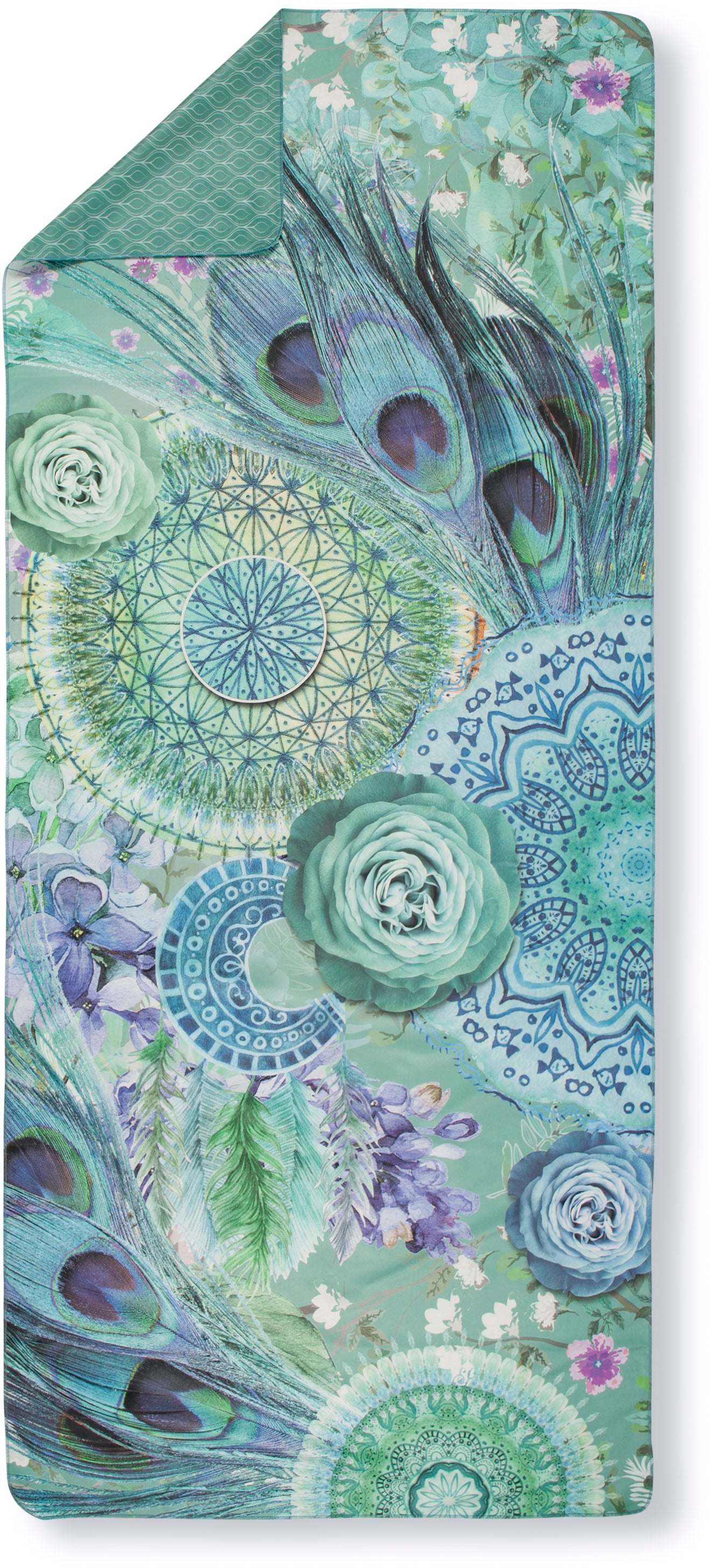 Sporthandtuch »Kari«, (1 St., Strandtuch 50 x 100 cm), Mandala