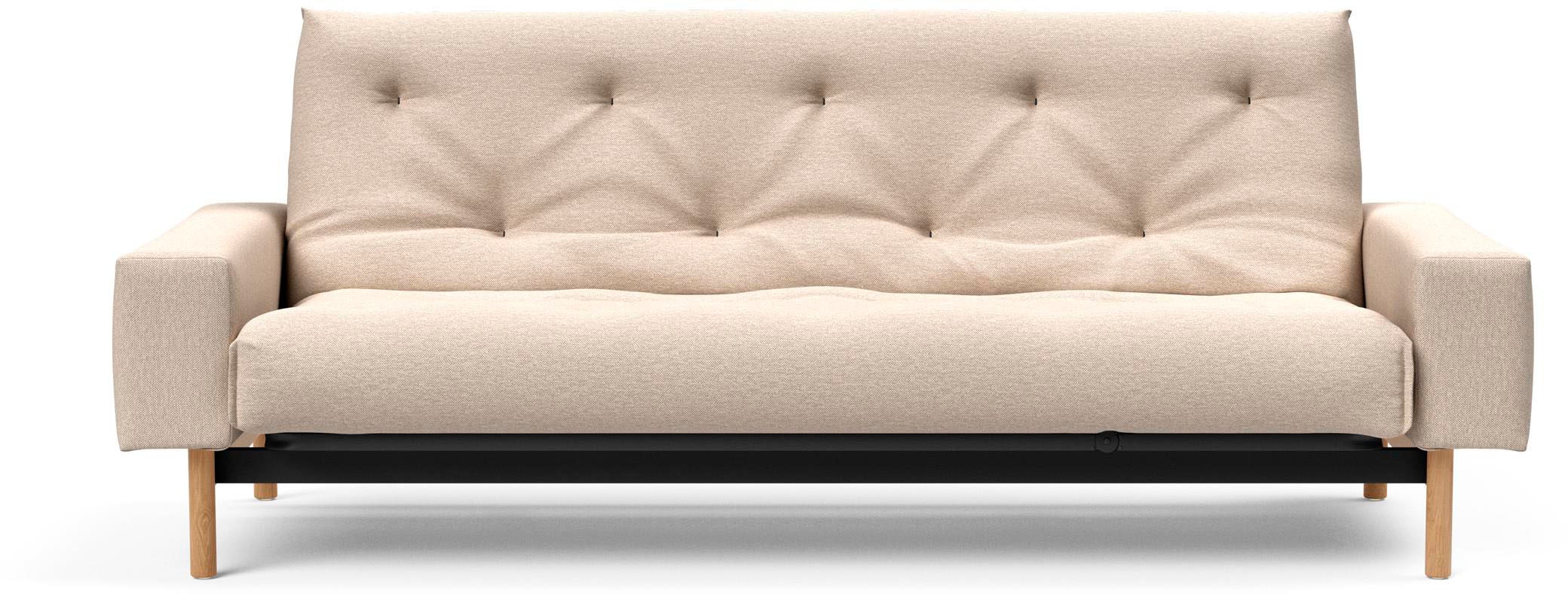 INNOVATION LIVING ™ Schlafsofa »MIMER hochwertige Schlaffunktion, aktuelles Design und extra Komfort,«, Taschenfederkernmatratze, Breite Liegefläche 140 cm