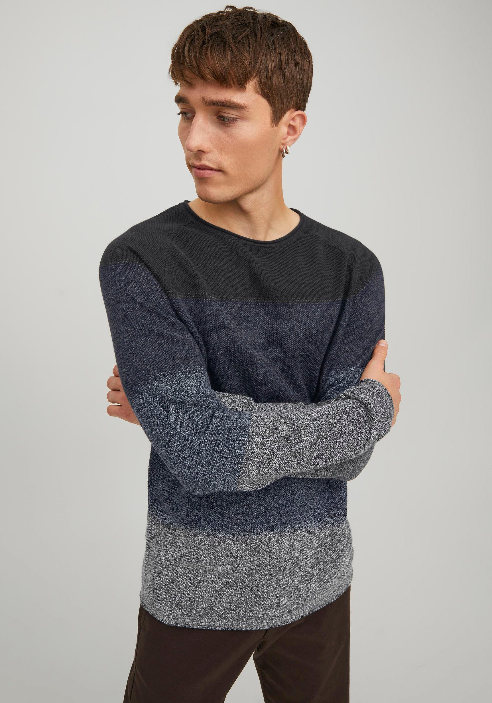 Jack & Jones Rundhalspullover »HILL KNIT«