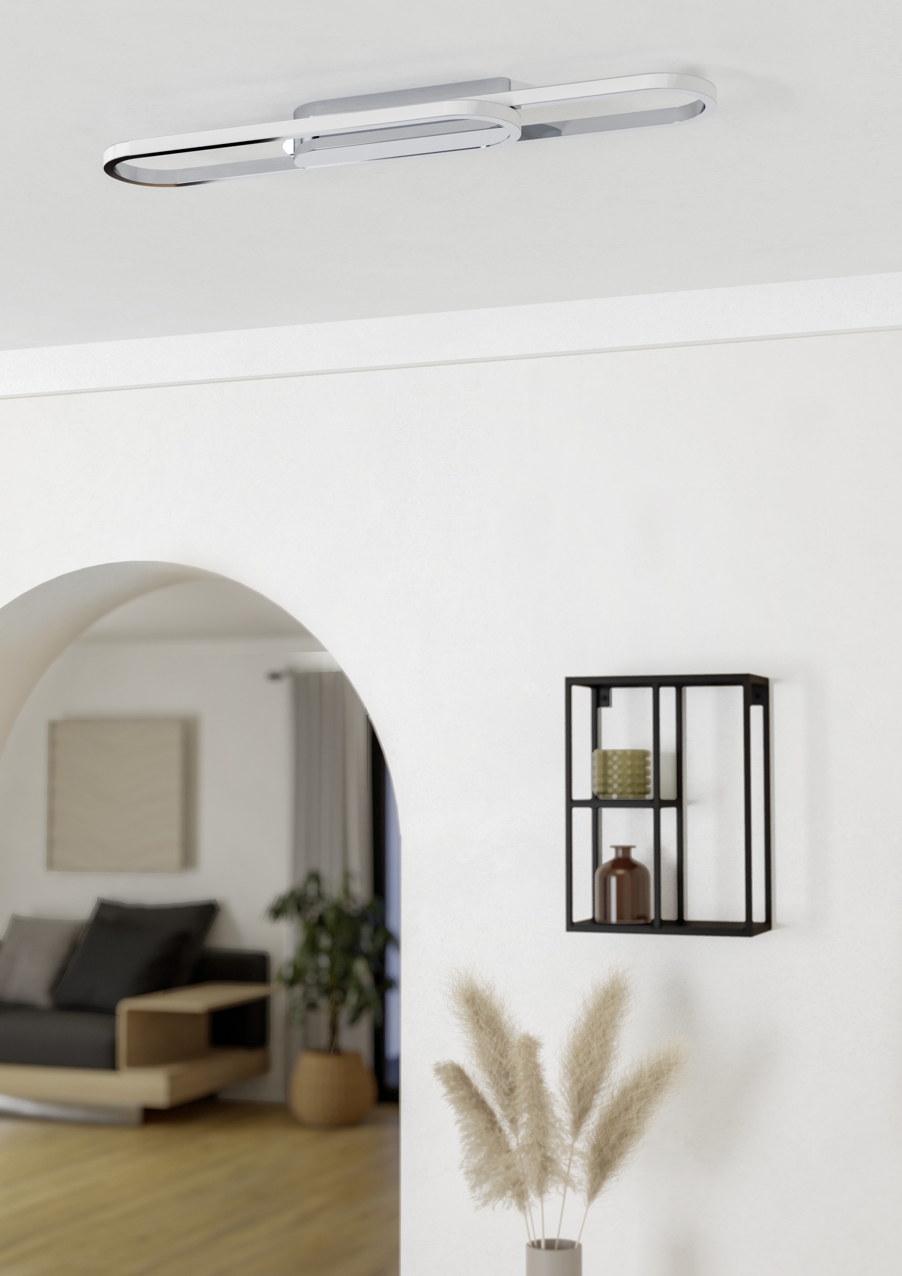 EGLO LED Deckenleuchte »CONIVARENA Deckenlampe - Stahl, Alu - LED - 20W - I günstig online kaufen