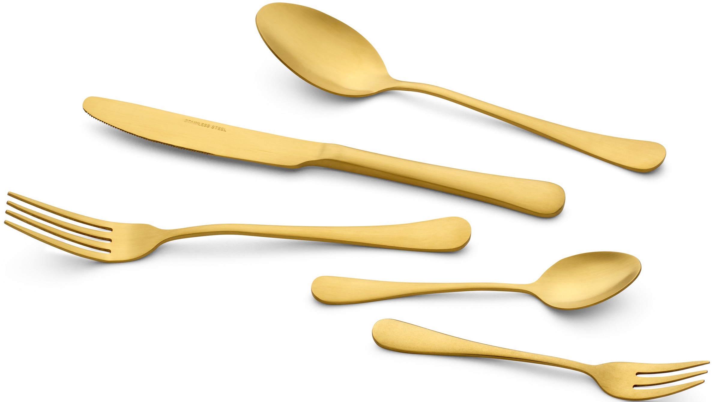 ECHTWERK Besteck-Set »Sorrent«, (Set, 30 tlg.), Tafelbesteck, Stonewashed