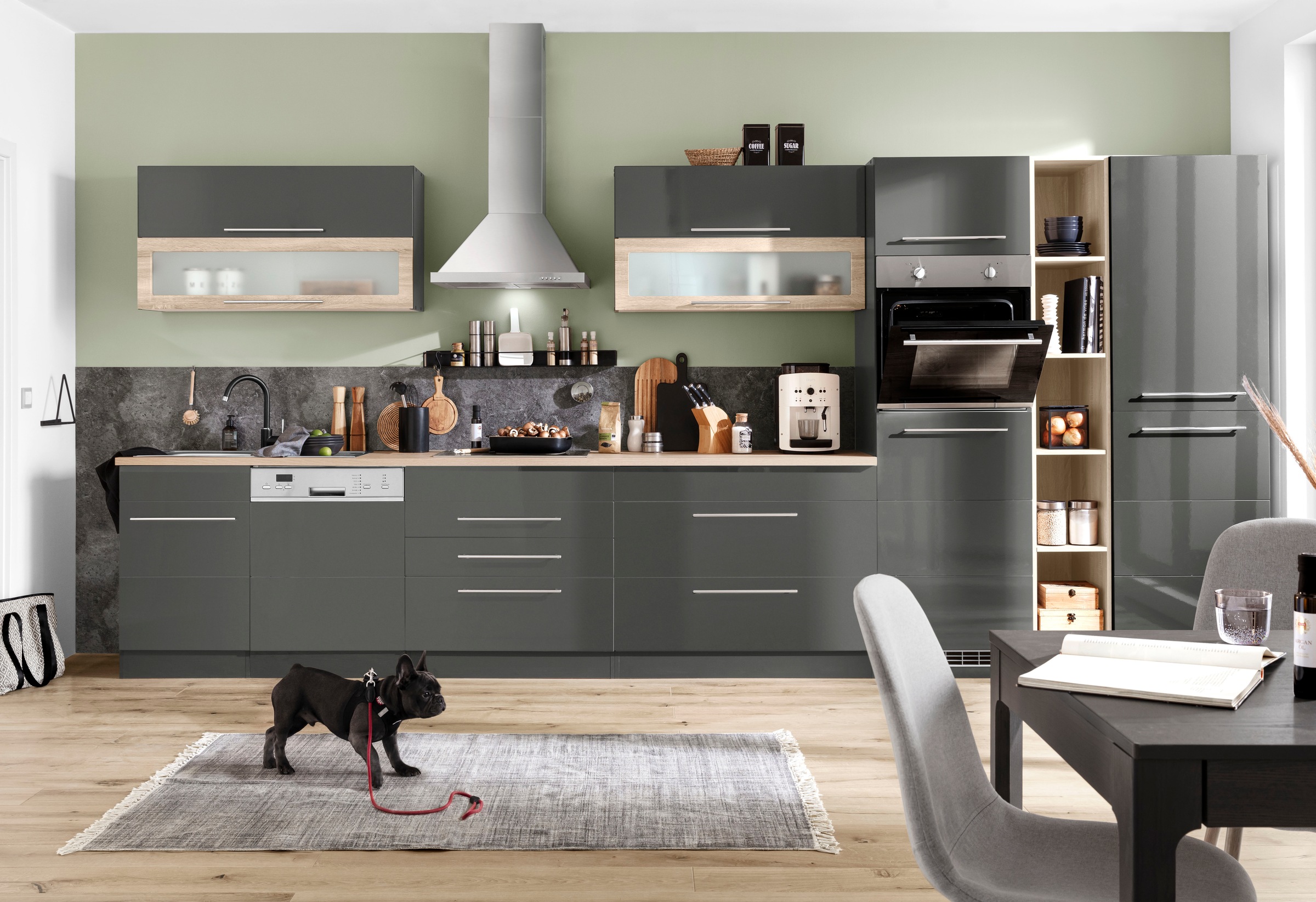 KOCHSTATION Küchenzeile "KS-Wien" Breite 440 cm, wahlweise mit E-Geräten un günstig online kaufen