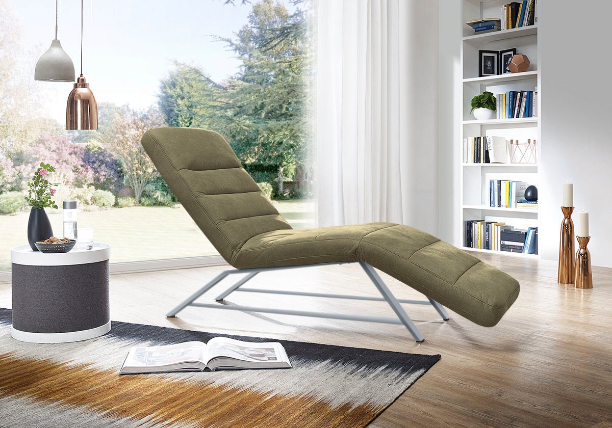 W.SCHILLIG Relaxliege »daily dreams«, Funktionsliege wahlweise mit Motor, Gestell matt, Breite 75 cm