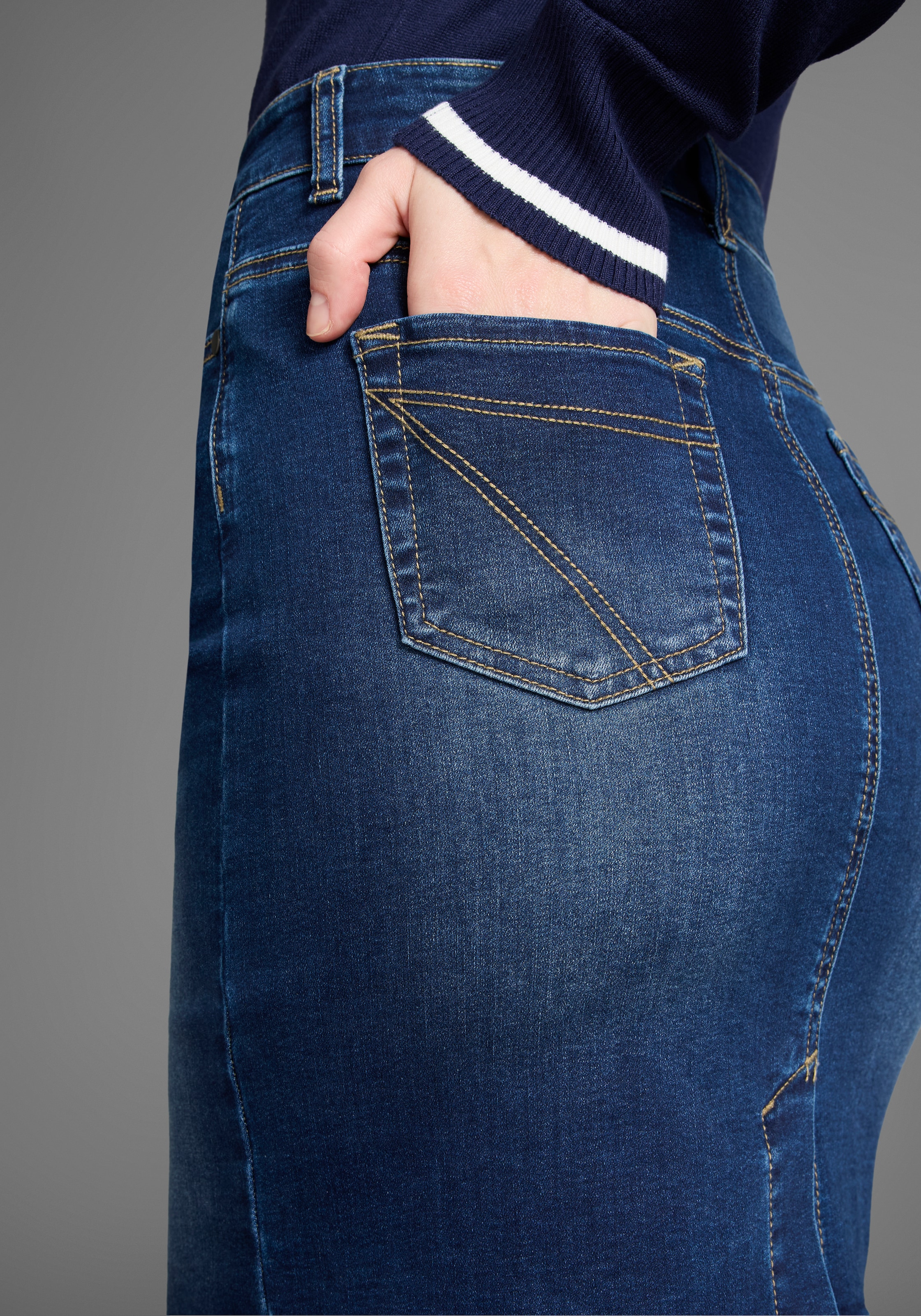 Arizona Jeansrock »Ultra-Stretch«, extra eng geschnitten