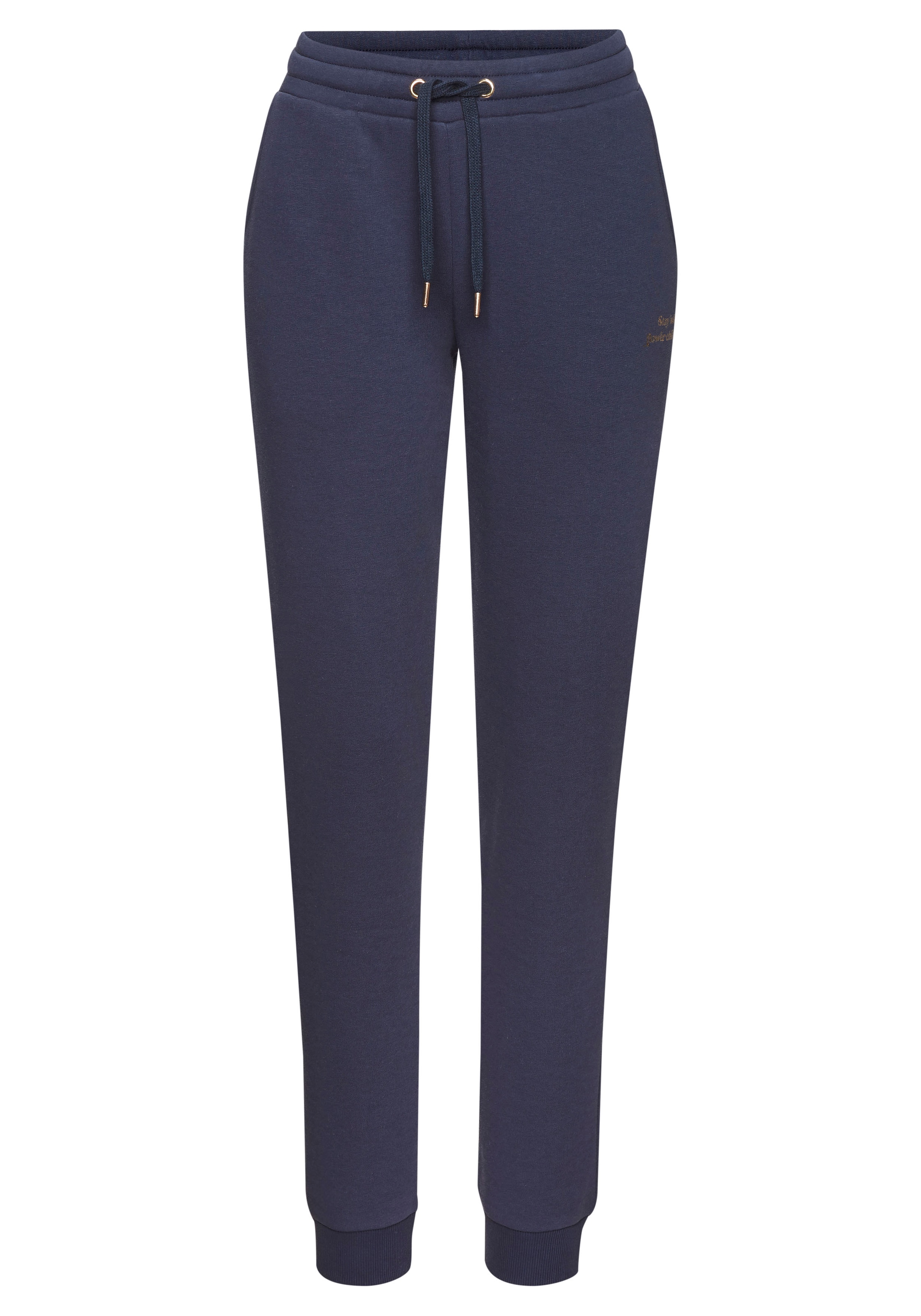 LASCANA Sweathose  mit glänzenden Foliendruck, Loungewear