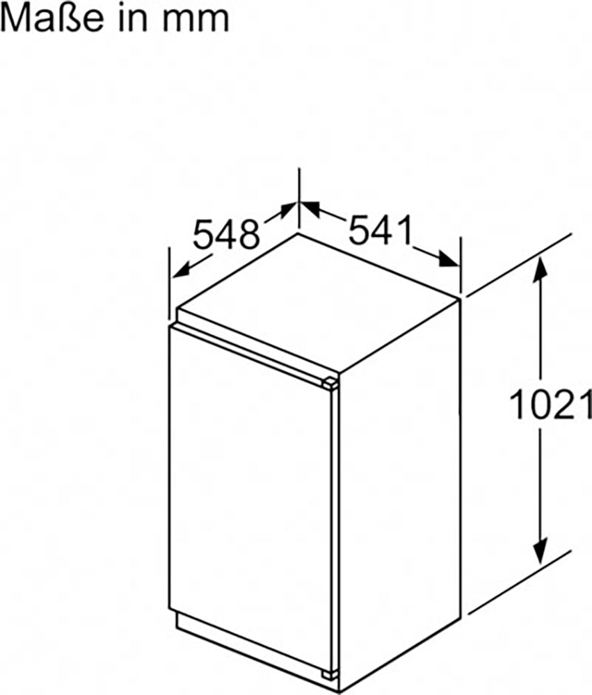 12. Bild von Constructa Einbaukühlschrank »CK131NSE0«, CK131NSE0, 102,1 cm hoch, 54,1 cm breit