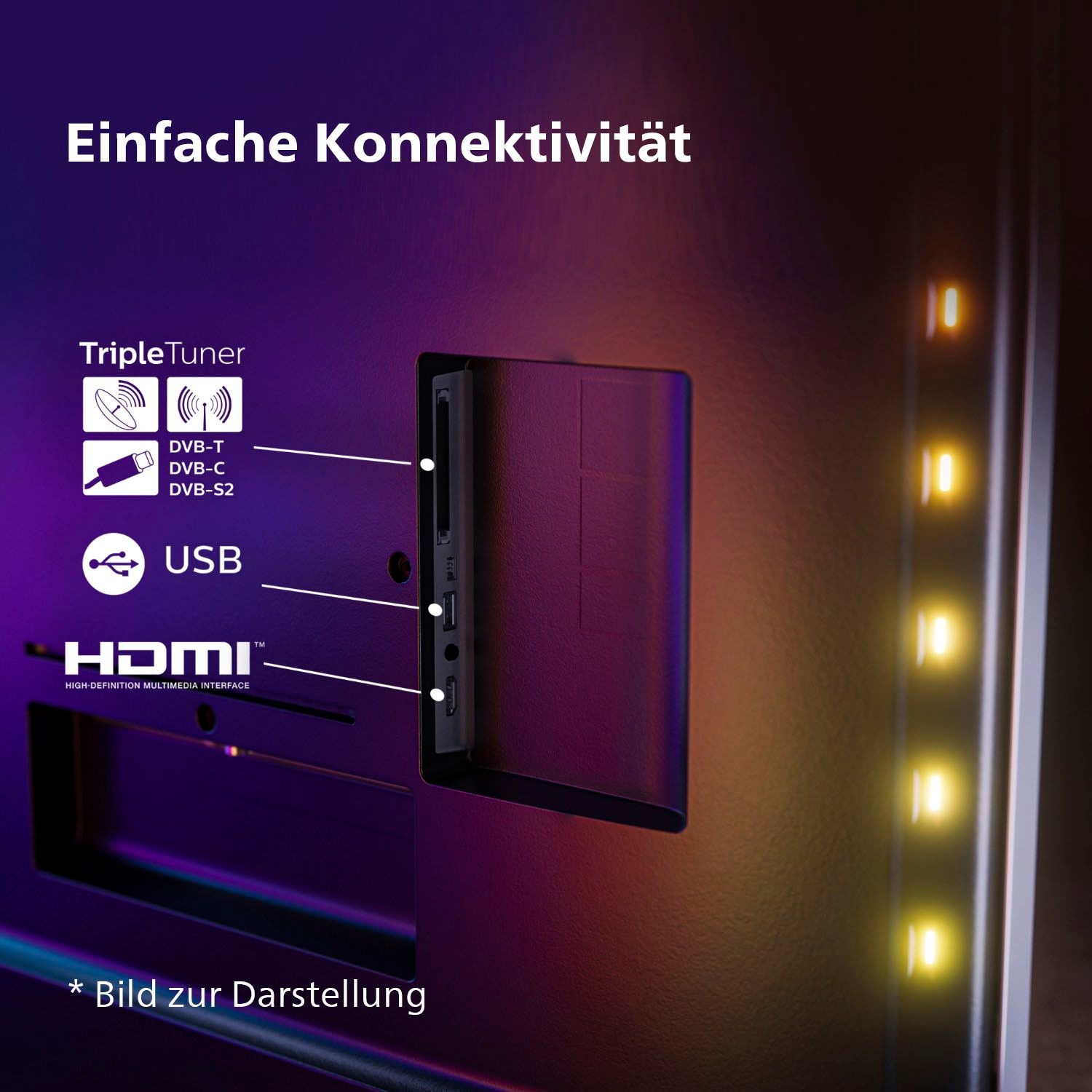 Philips LED-Fernseher Full Raten cm/32 80 Smart-TV Zoll, HD, »32PFS6908/12«, auf kaufen