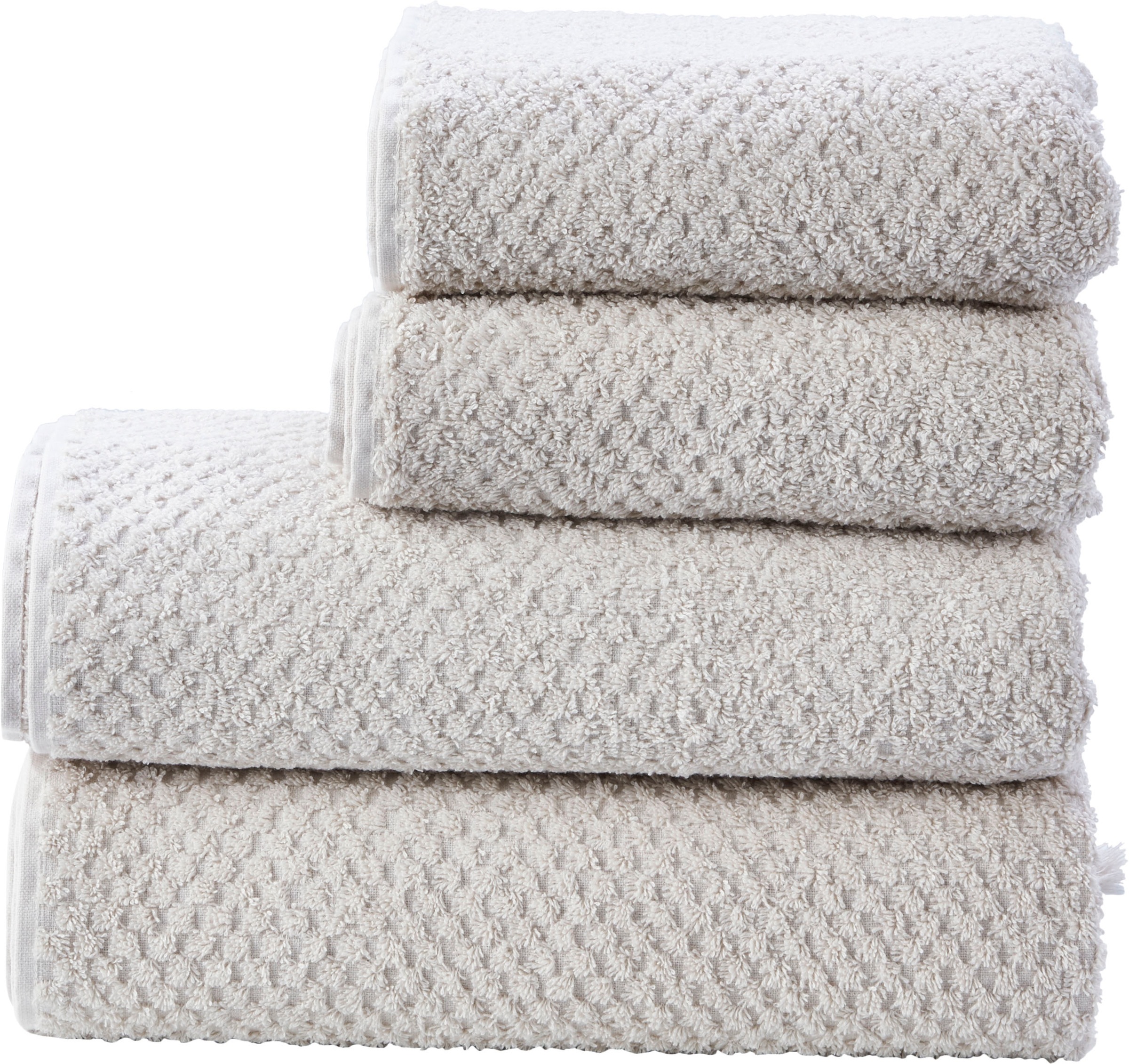 done.® Handtuch Set »Provence Honeycomb«, (Set, 4 St., 2 Handtücher (50x100 günstig online kaufen