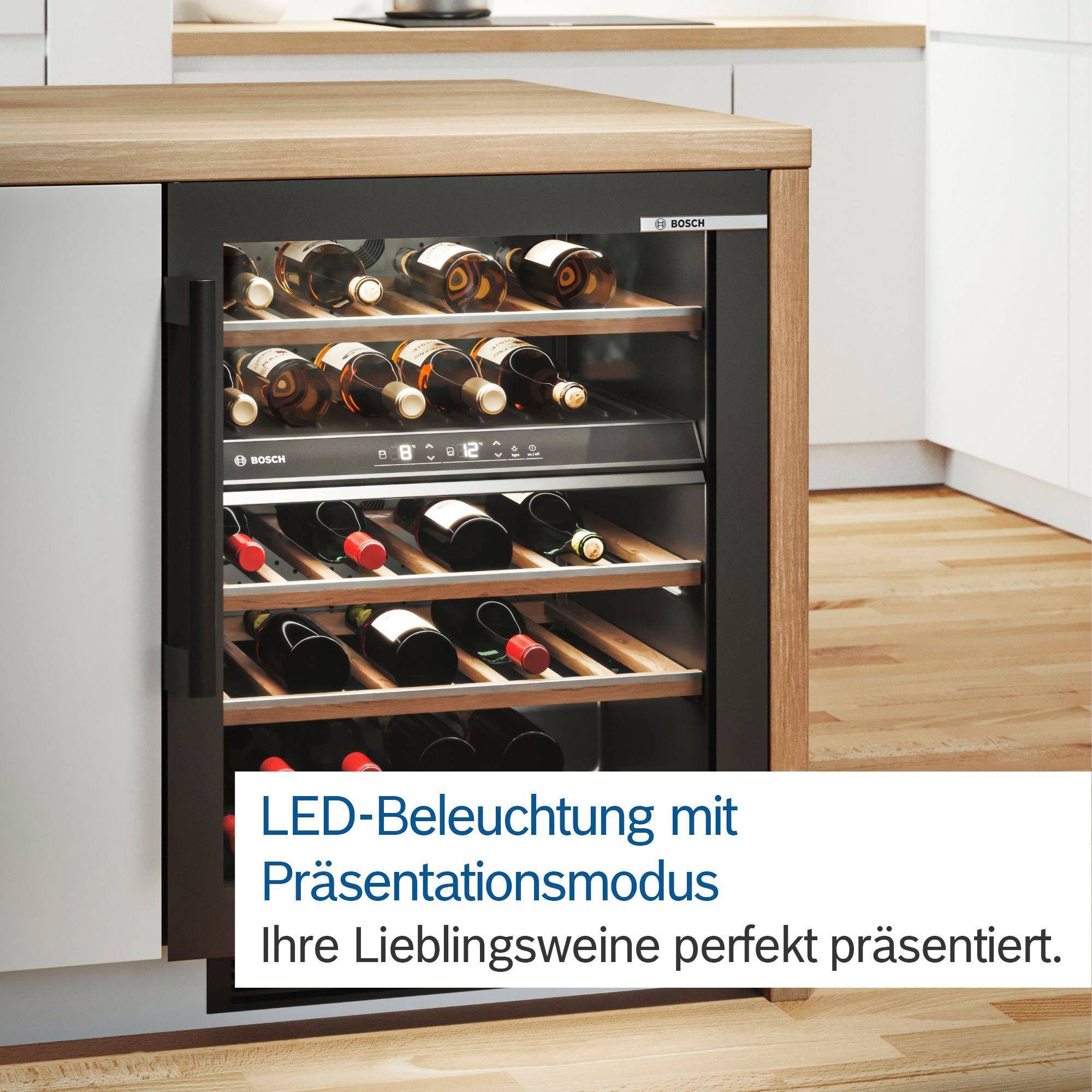 BOSCH Weinkühlschrank »KWK36ABGA«, für 199 St. Standardflaschen á 075l günstig online kaufen