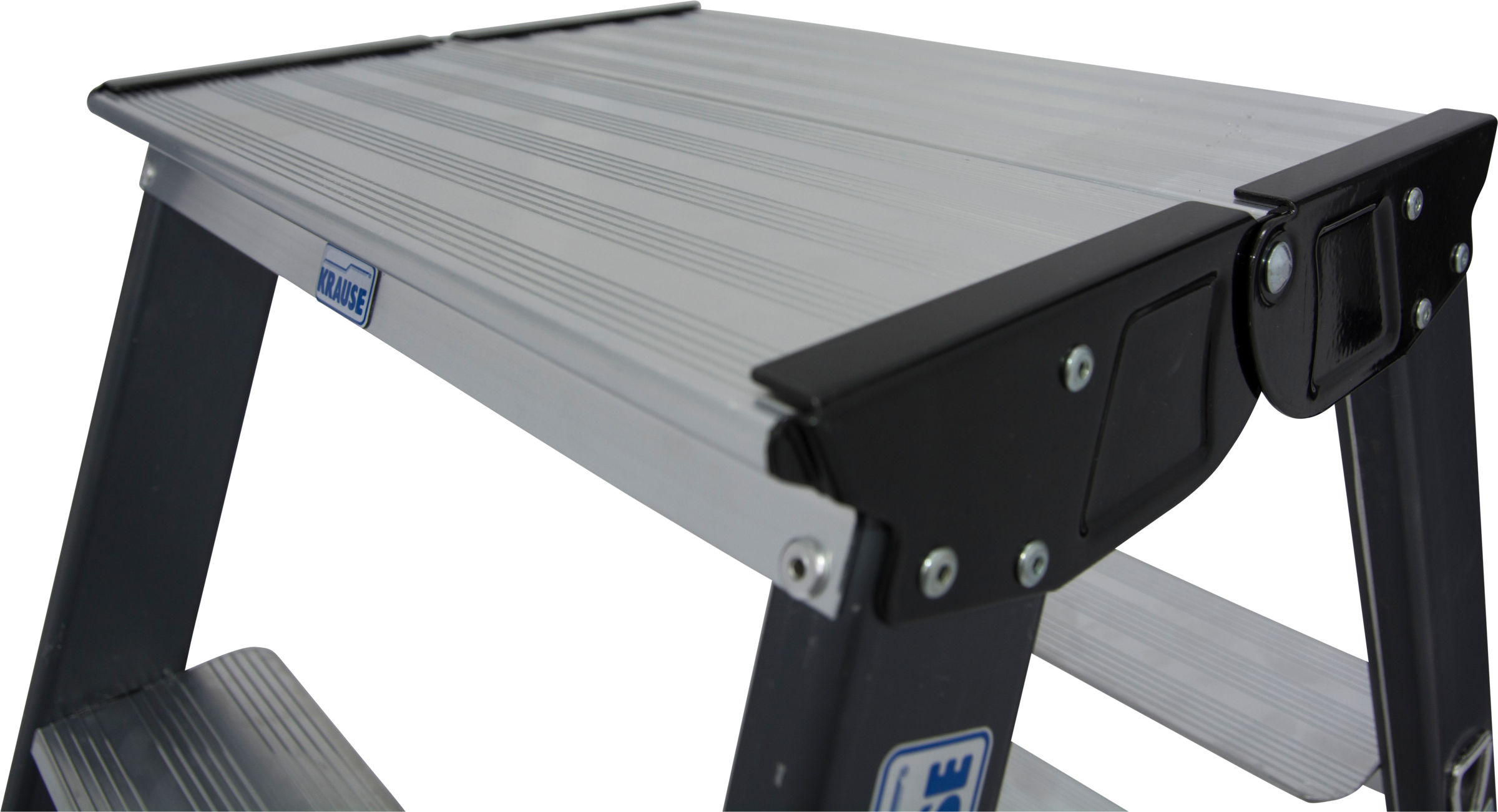 KRAUSE Doppelleiter »SePro D« Alu eloxiert, 2x4 Stufen, Arbeitshöe ca. 241 cm