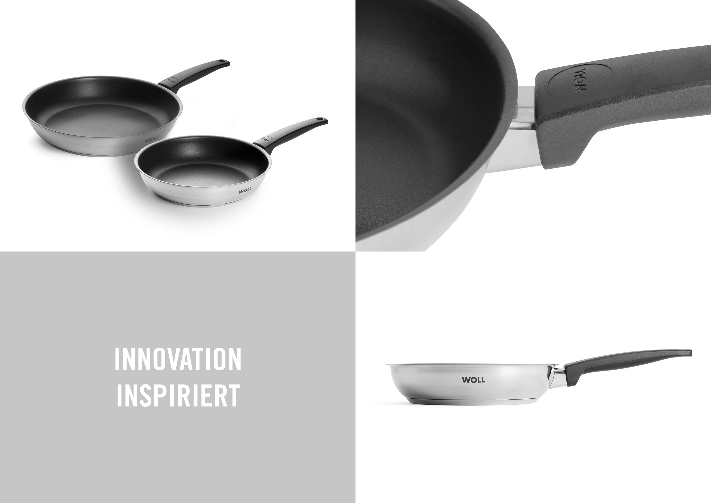 WOLL Pfannen-Set »Concept« Edelstahl Set, 2 Stk. tlg. Antihaftversiegelung günstig online kaufen