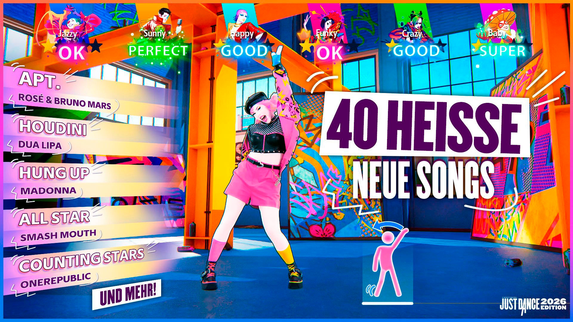 UBISOFT Spielesoftware »Just Dance 2026 (Code in box) + Bluetooth Concert Lautsprecher« Nintendo Switch