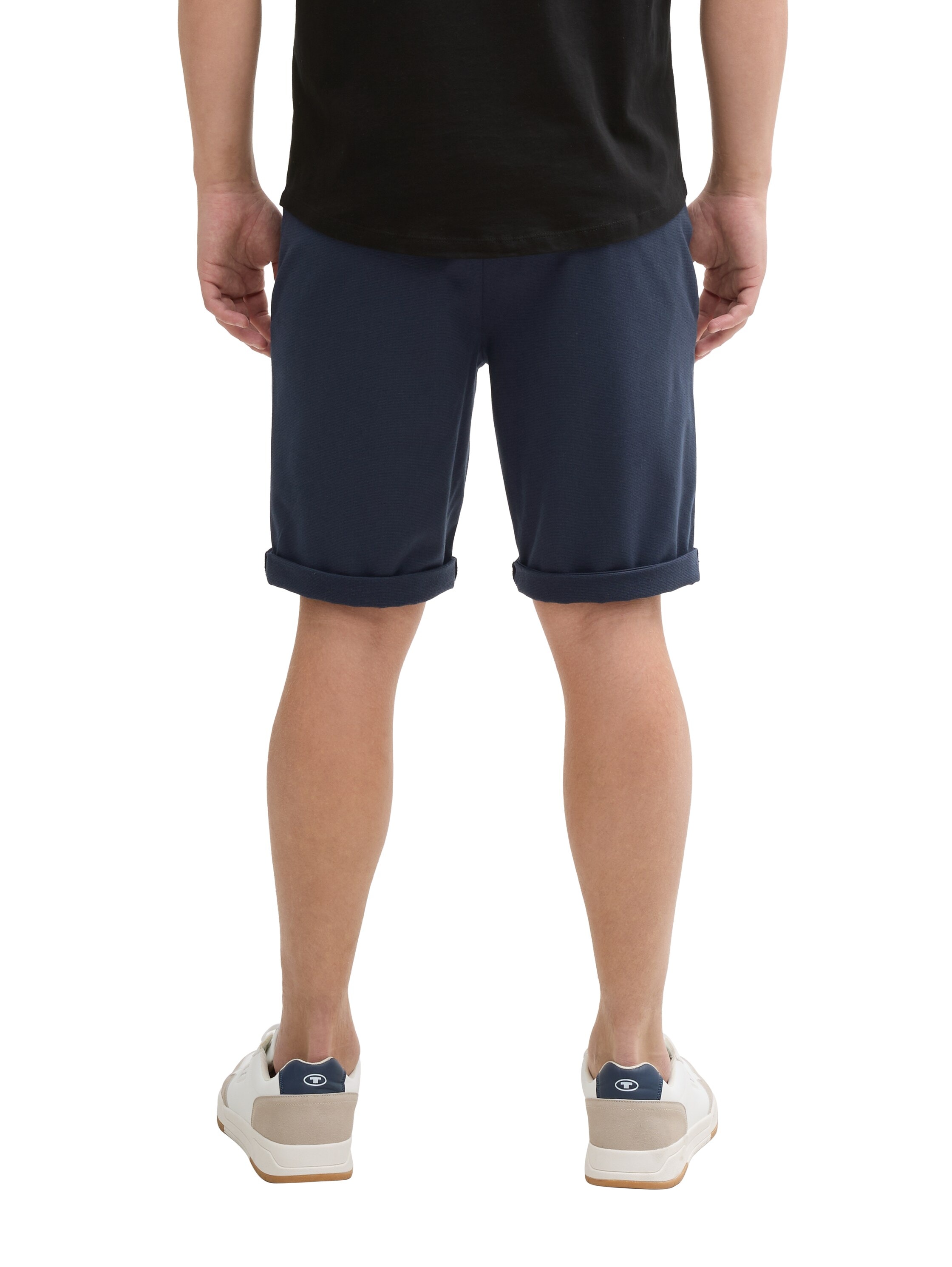 TOM TAILOR Denim Chinoshorts, (Packung), Sommerhose mit Gürtel