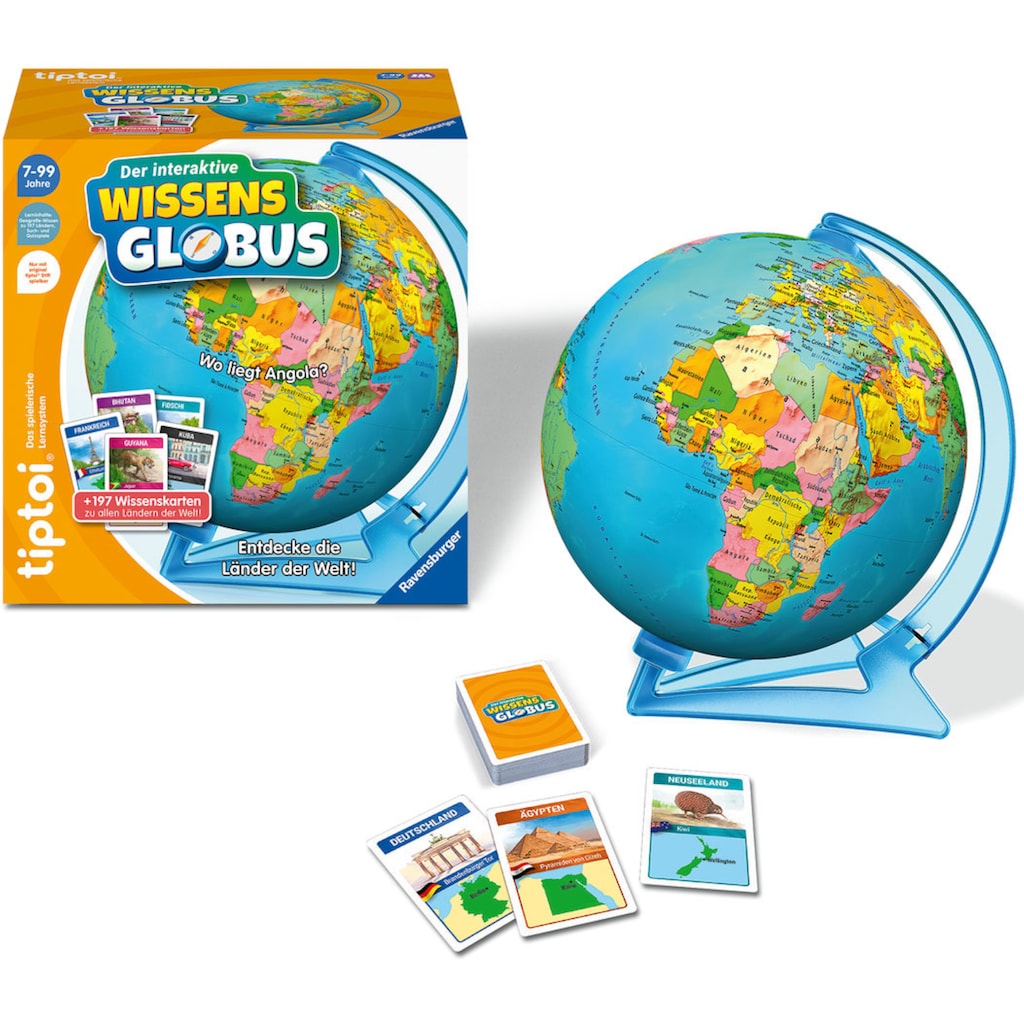 Ravensburger Globus »tiptoi® Der interaktive Wissens-Globus«, Made in Europe, FSC® - schützt Wald - weltweit