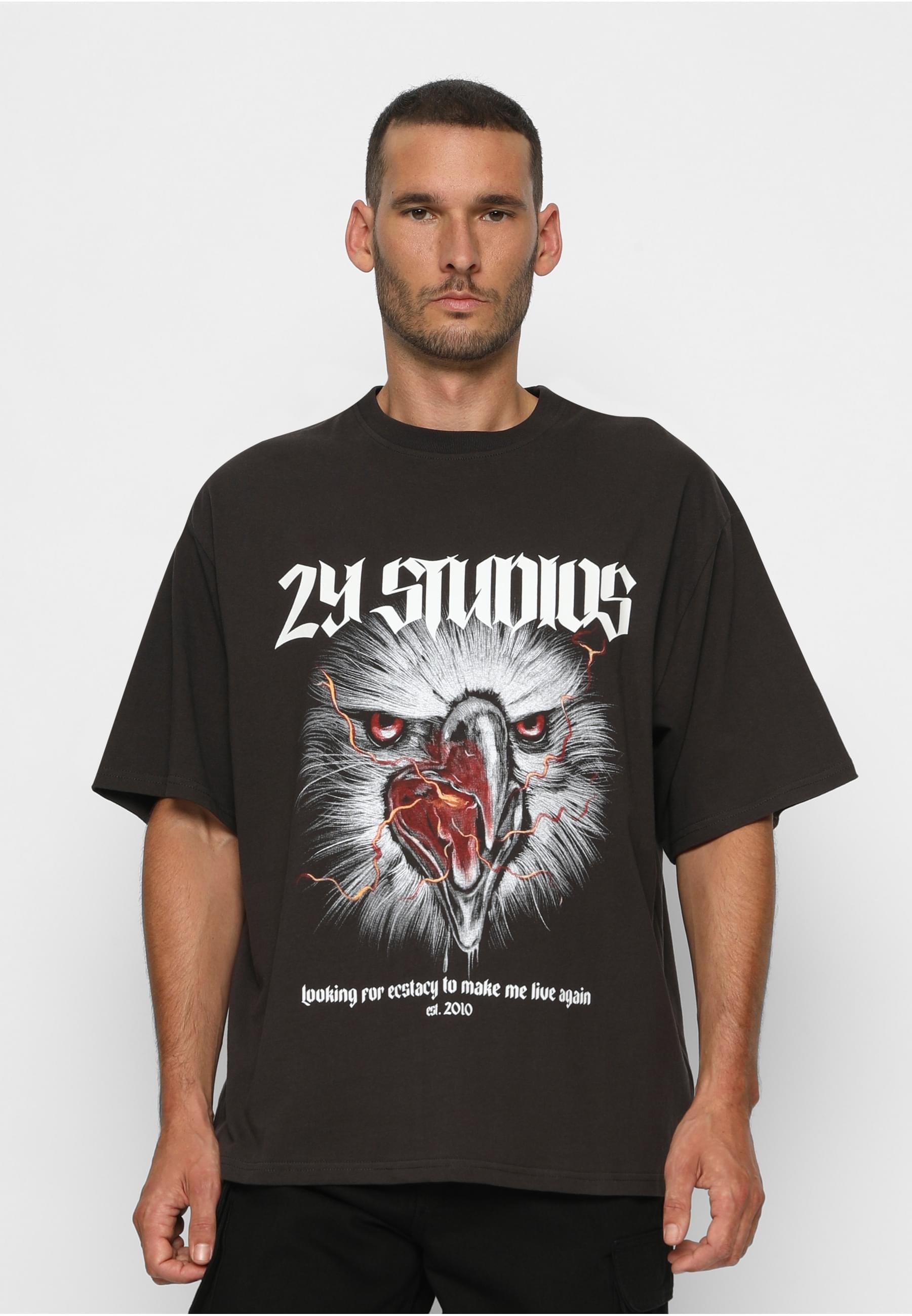 2Y Studios T-Shirt »2Y Studios Herren Eagle Oversize Tee« 1 Stk.