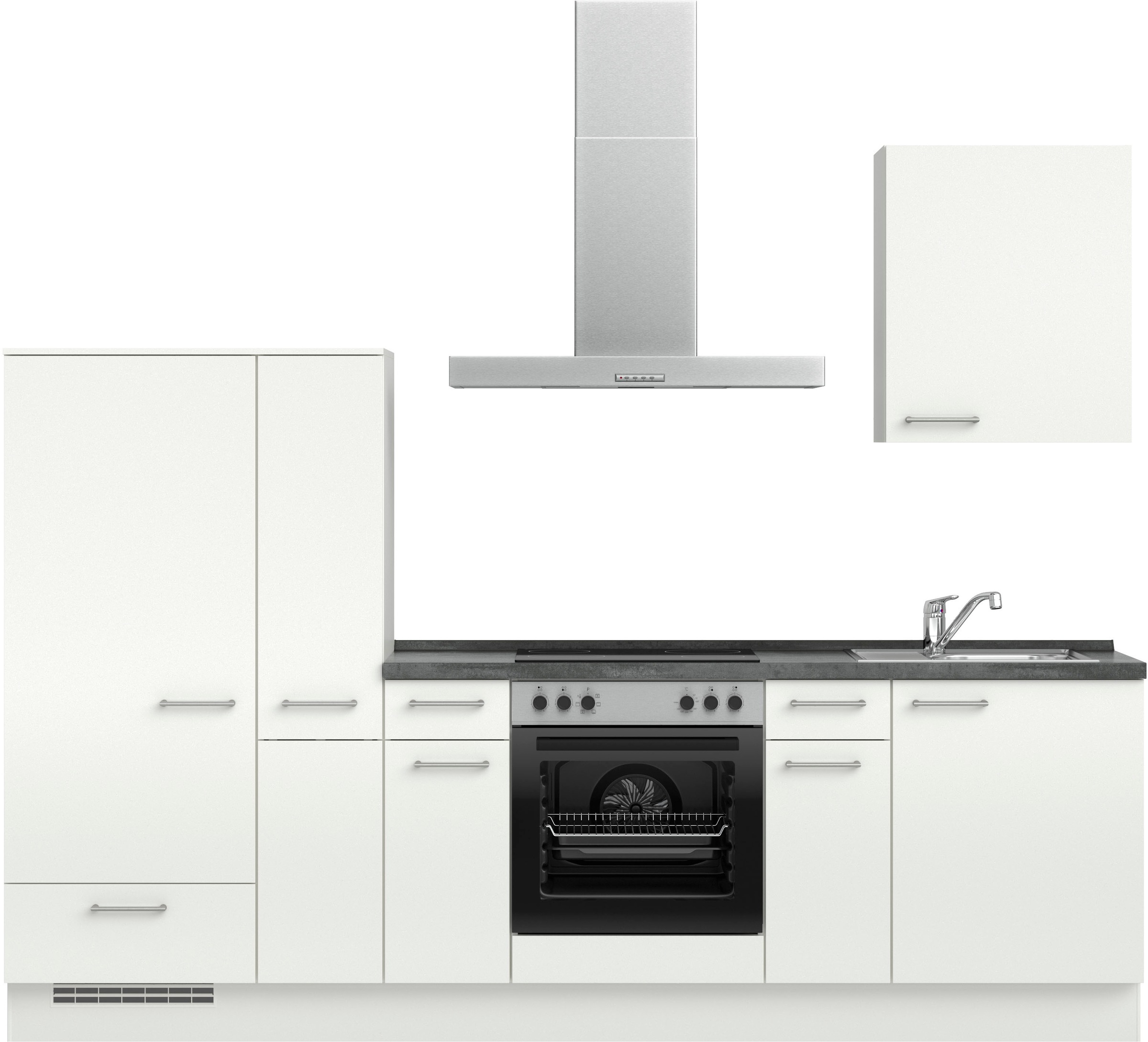 nobilia® Küchenzeile »"Laser I", Ausrichtung wählbar, Breite 270 cm« vormon günstig online kaufen