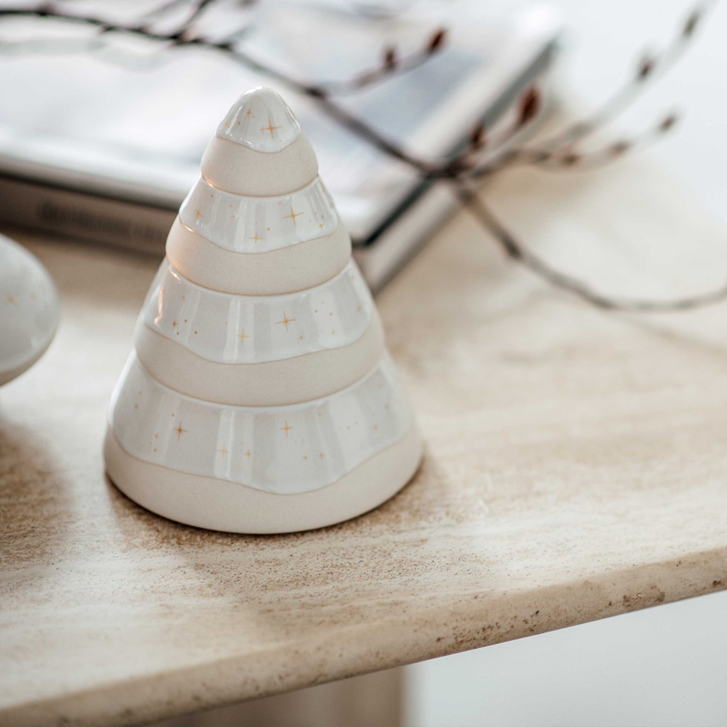 like. by Villeroy & Boch Weihnachtsfigur »Dekofigur Winter Glow ø 11 cm beige«