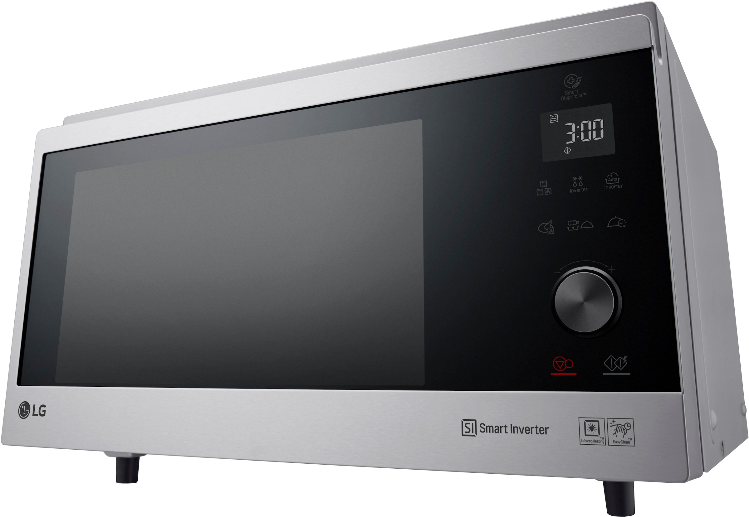 LG Mikrowelle »MJ 3965 ACS«, Mikrowelle-Heißluft-Grill, 1900 W, 1100 Watt, Hybrid-Heißluftofen 4-in-1