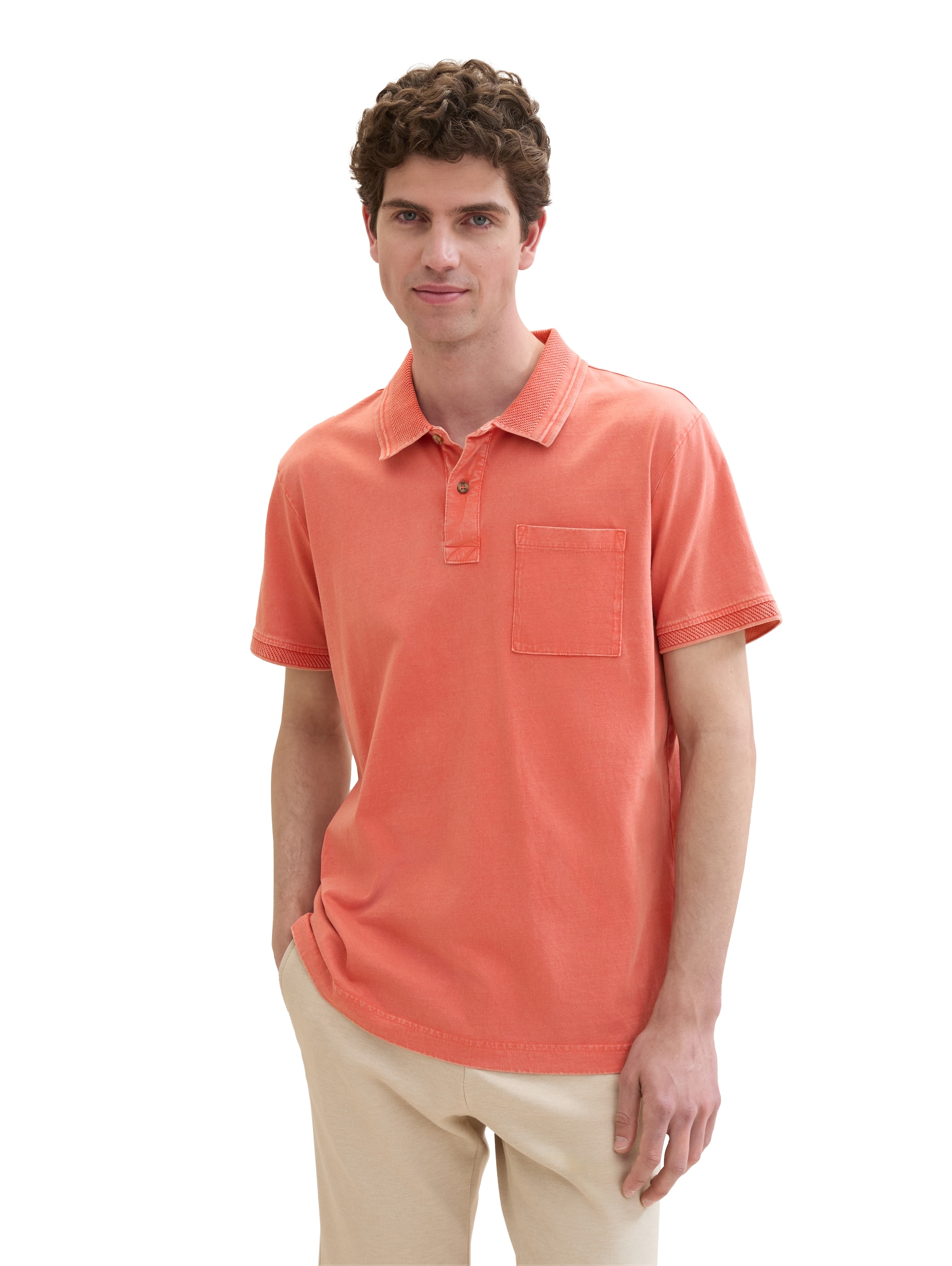 TOM TAILOR Poloshirt, mit Brusttasche
