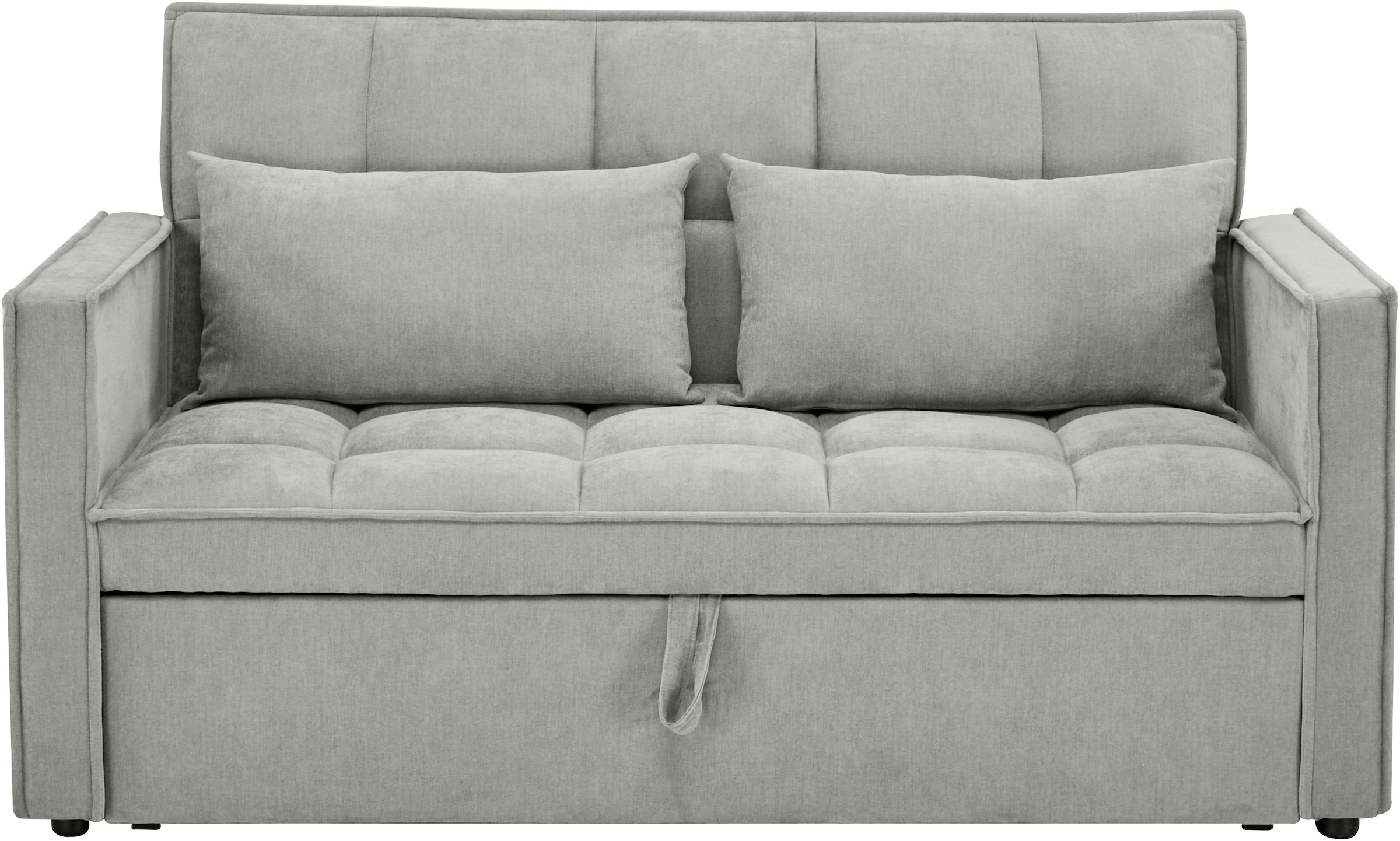 OTTO home Schlafsofa »STEFFO, 159 cm, 2-Sitzer, mit verstellbarer Rückenlehne« verstellbarer Rückenlehne, Klappmechanismus, Webstoff