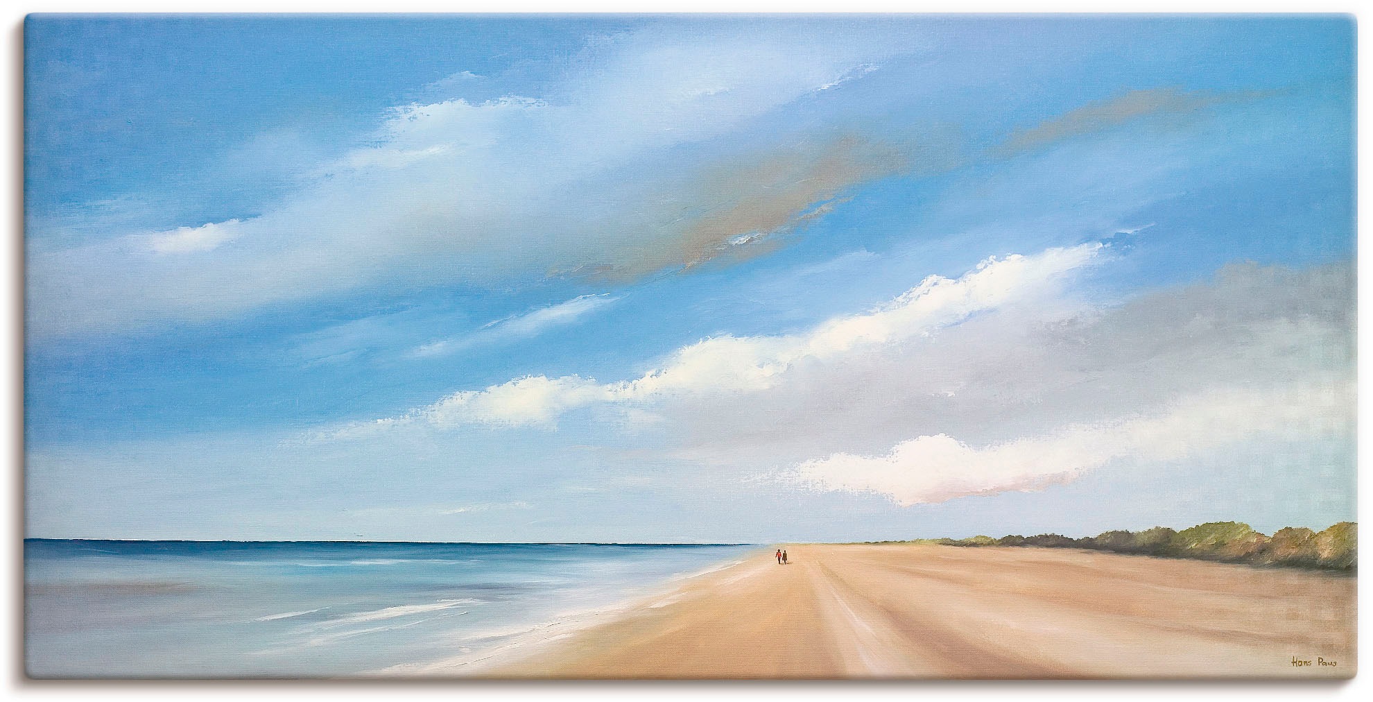 Artland Wandbild »Am Strand entlang III« Strand 1 Stk. tlg. als Leinwandbil günstig online kaufen