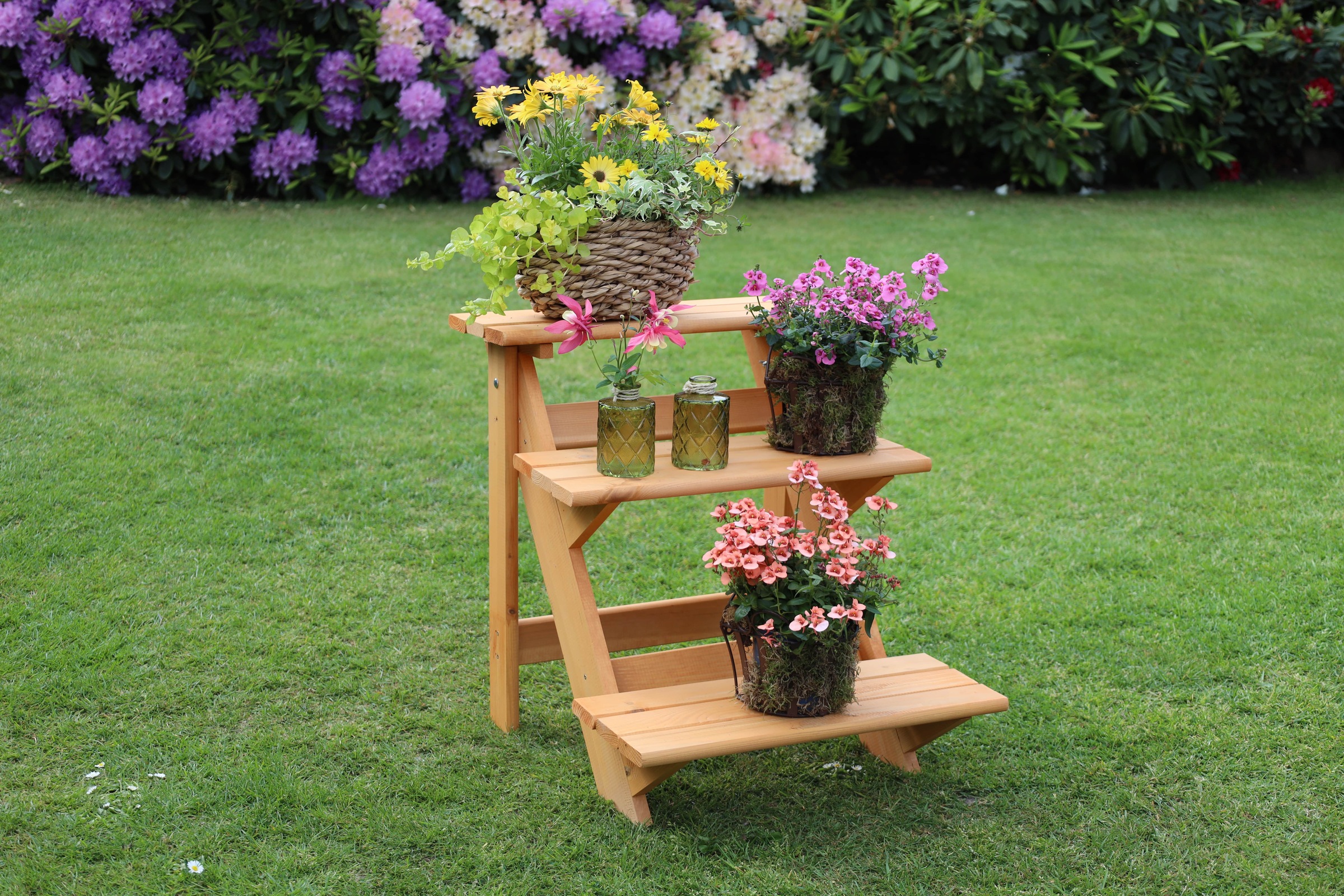 promadino Pflanzentreppe »Blumentreppe klein«, BxTxH: 50x60x56 cm