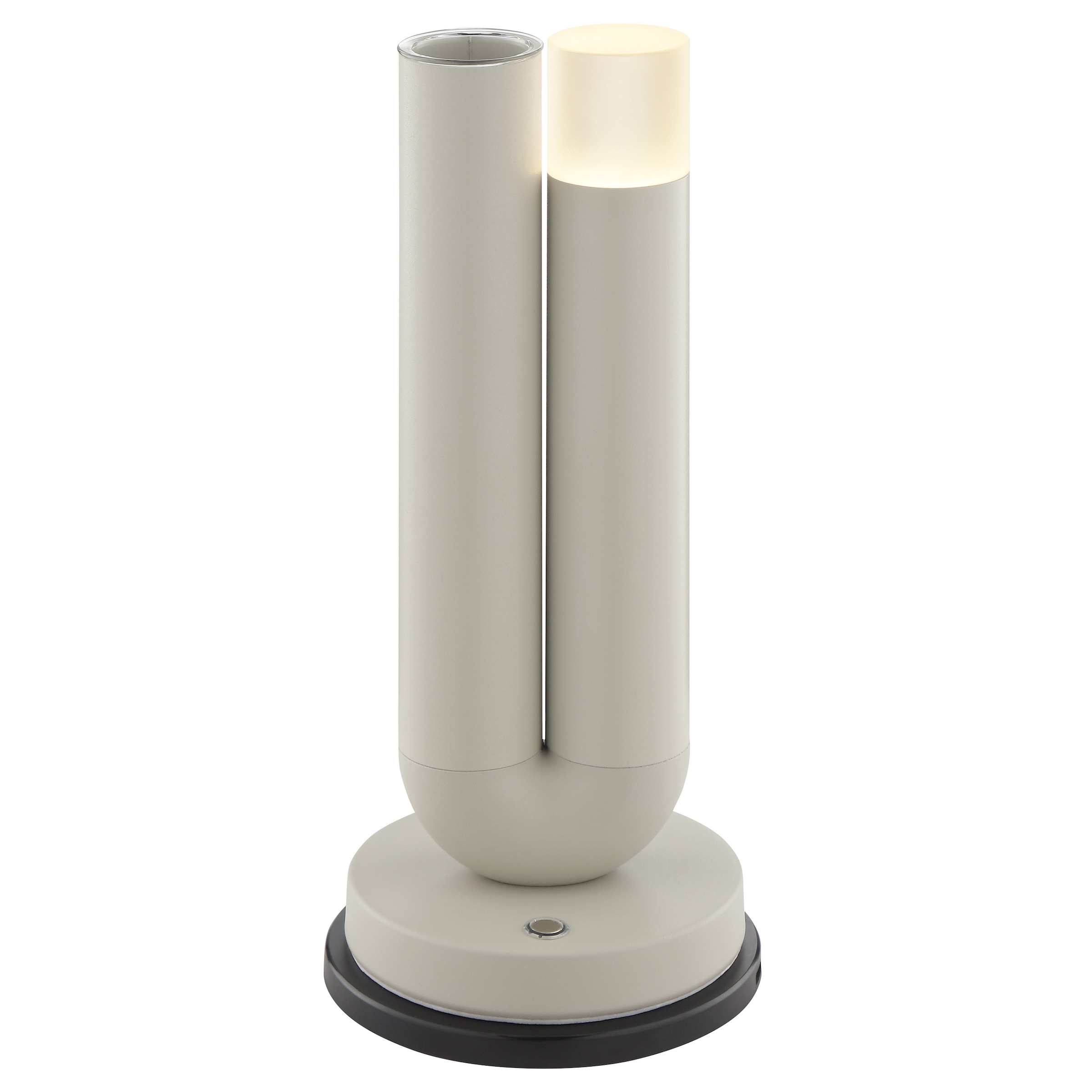 Brilliant LED Tischleuchte »Sayu« LED-Modul 1 Stk. Warmweiß LED Akku-Leuchte mit Vase, 27 cm, 250lm, 2700K, Wireless Charging