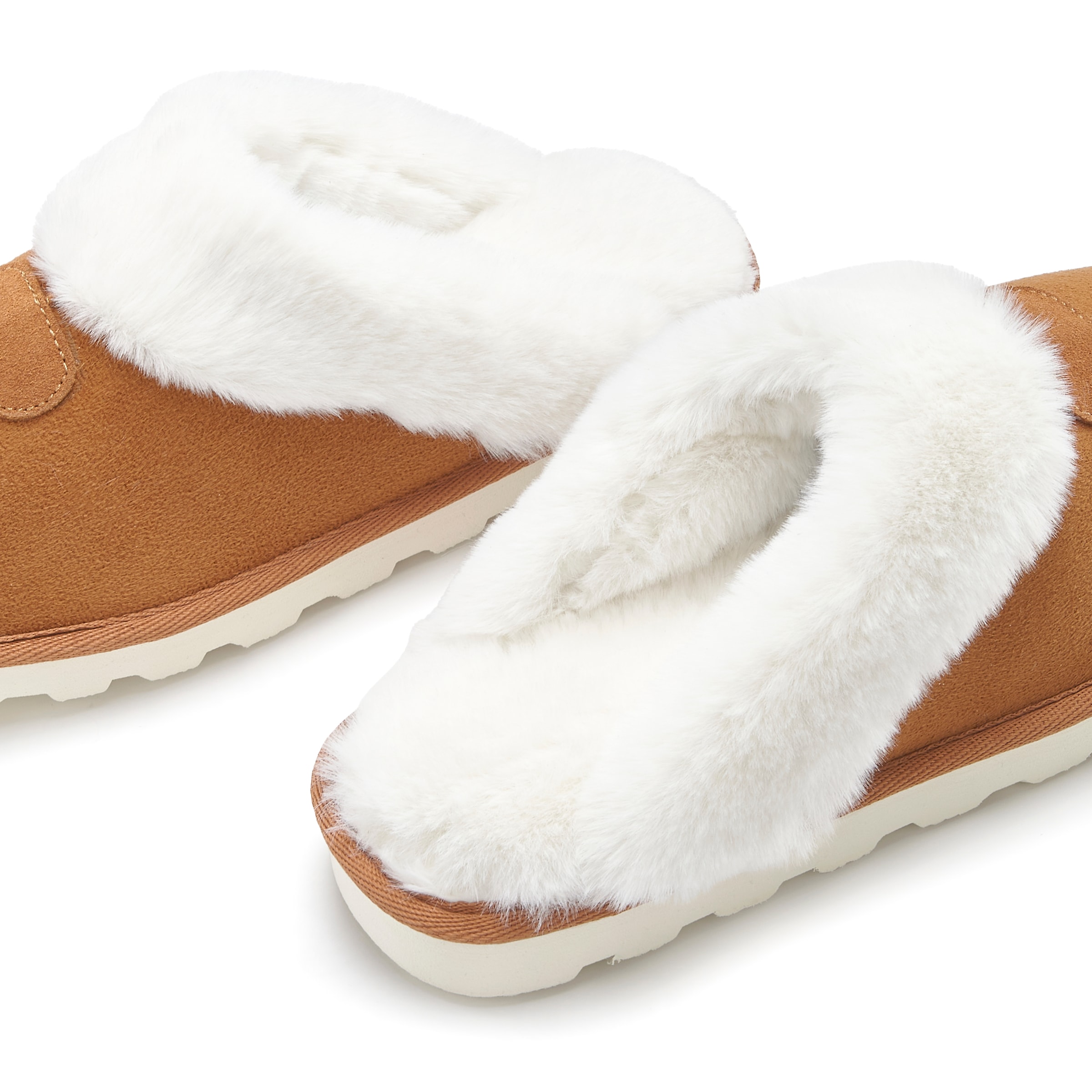 Vivance Hausschuh »Plüsch Hausschuhe, Pantolette, Pantoffeln, Clogs, Schlappen,«  mit Warmfutter VEGAN