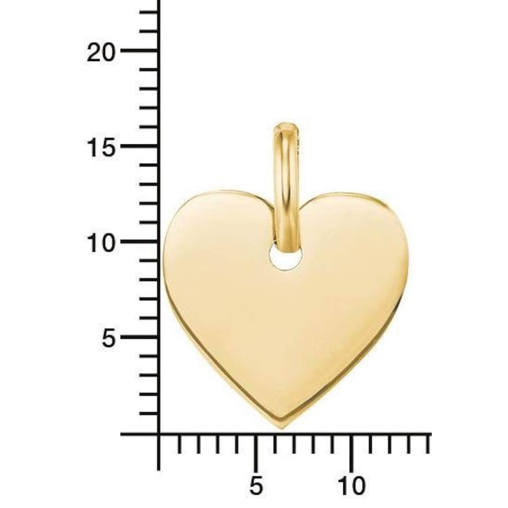 Amor Kette mit Anhänger »Schmuck Geschenk Halskette Herz, 2019926, Gold 585«