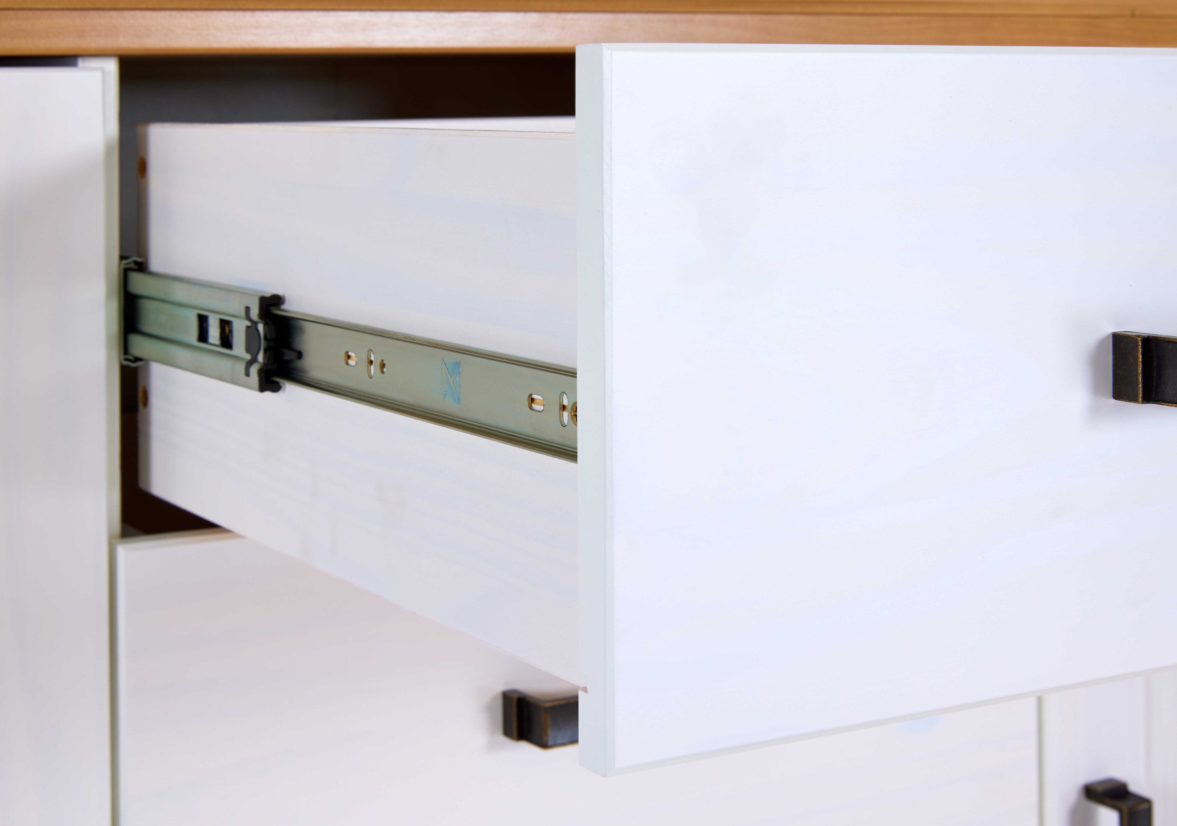 Inter Link Sideboard »Sideboard Maluno« 1 Stk. tlg. Kiefer Massiv, Soft-Close, Stauraum, BxTxH: ca. 166,4 x 48,3 x 104 cm