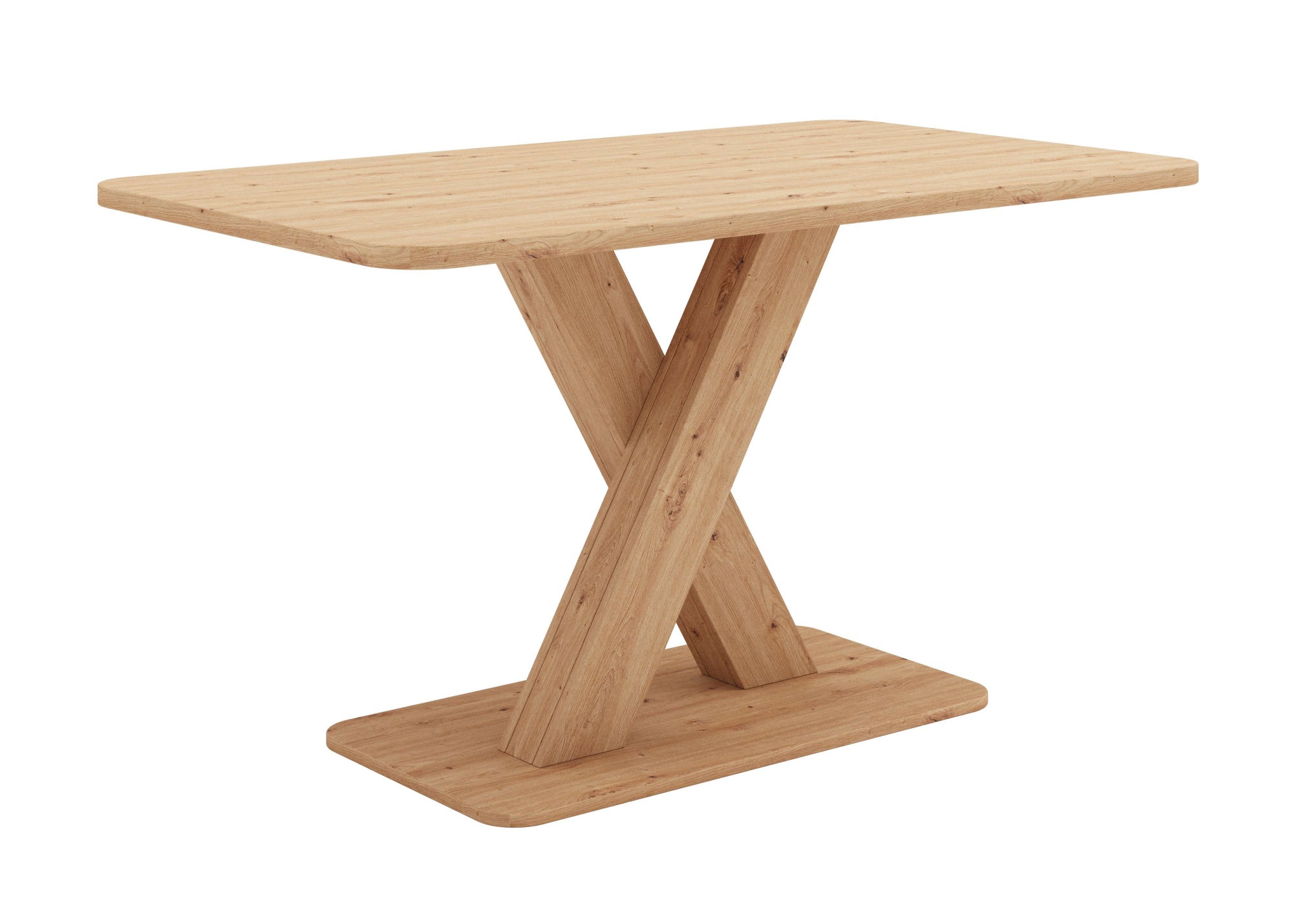 HOME AFFAIRE Esstisch »Miles Tisch, Esszimmertisch, Küchentisch« 1 Stk. tlg. Esstisch mit X Gestell und Bodenplatte. Breite 137 cm, fix Tisch Dekor...