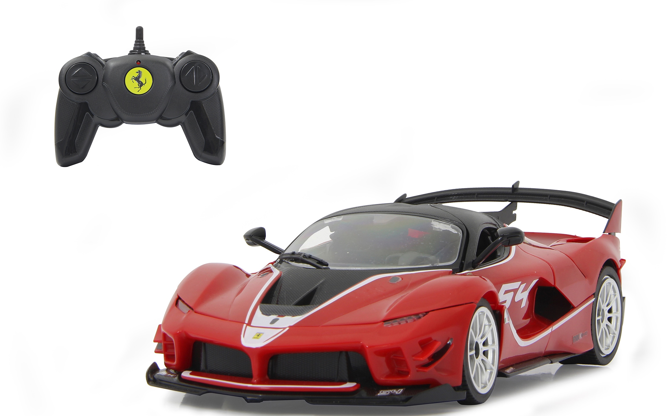 Jamara Modellbausatz »Ferrari FXX K Evo 1:18, rot - 2,4 GHz«, 1:18