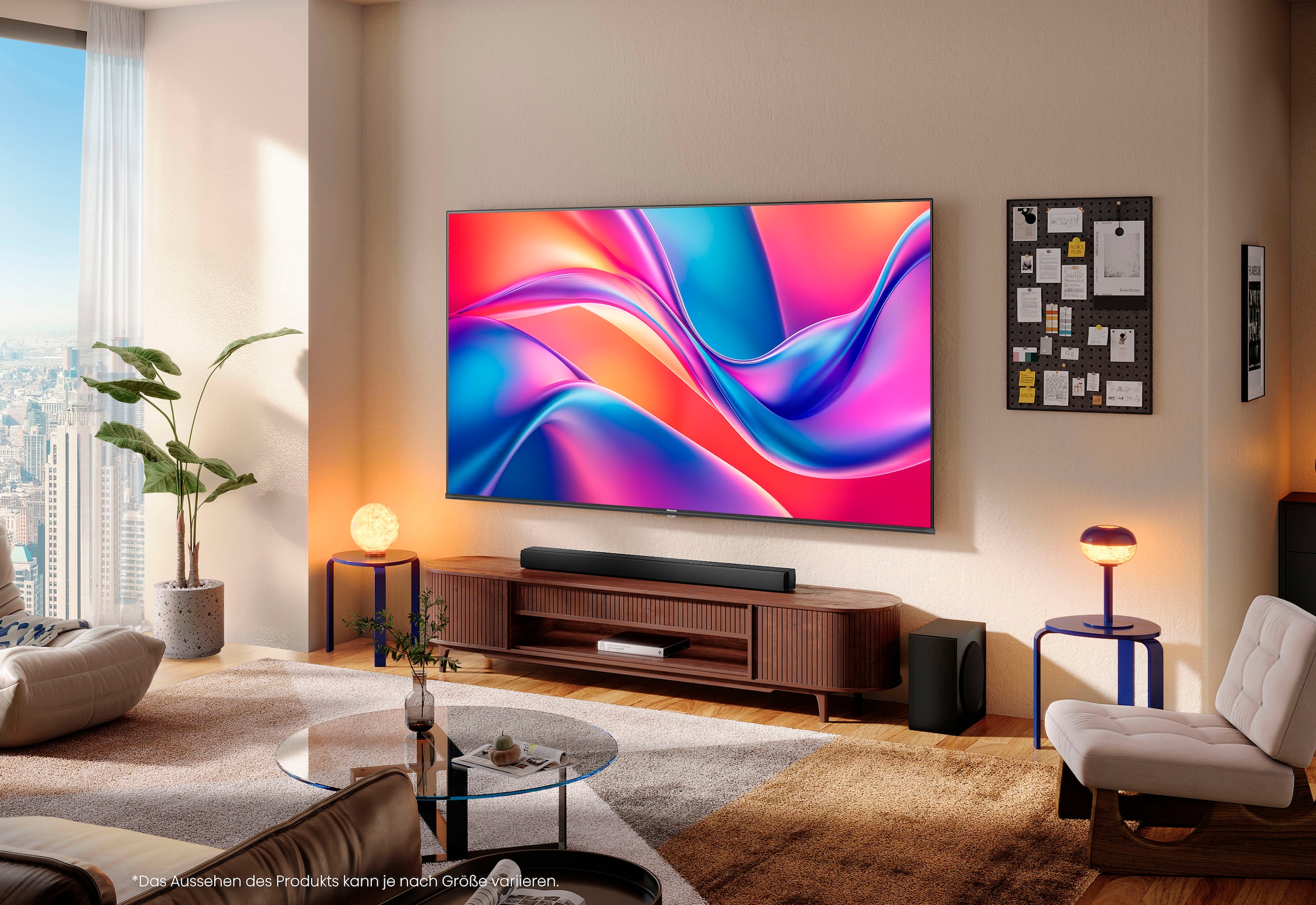 Hisense QLED-Fernseher »75E77Q«, 4K Ultra HD, Smart-TV, 4K UHD QLED