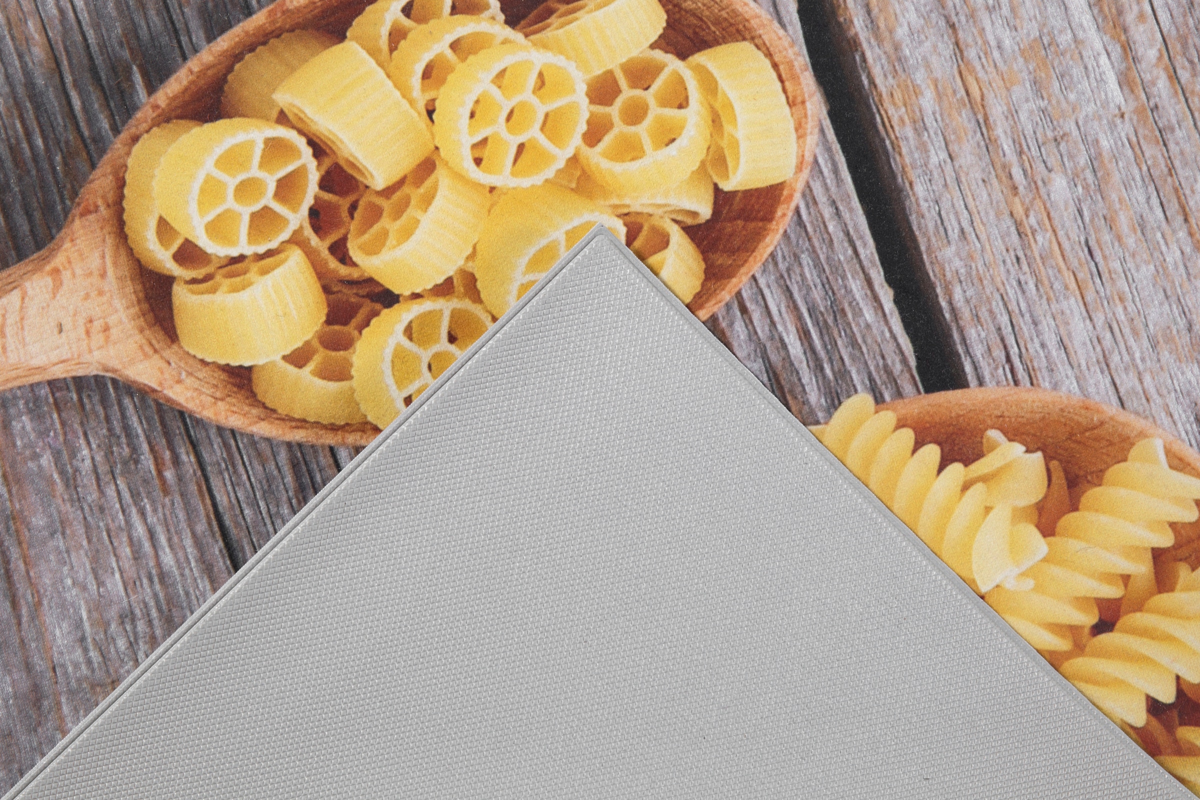 Andiamo Läufer »Kitchen«, rechteckig, 3 mm Höhe, Vinyl-Küchenläufer, moderne Küchenmotive, Pasta, Gewürze, Kaffee