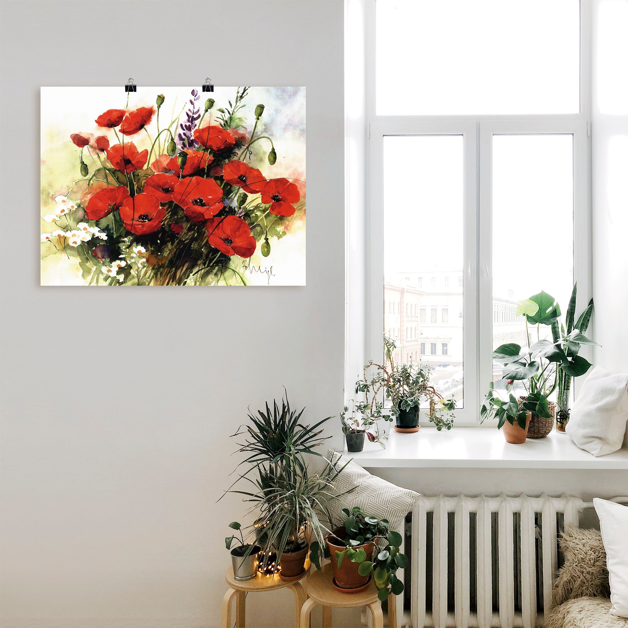 Artland Wandbild »Blumen Zusammenstellung III« Blumen 1 Stk. tlg. als Leinwandbild, Poster in verschied. Größen