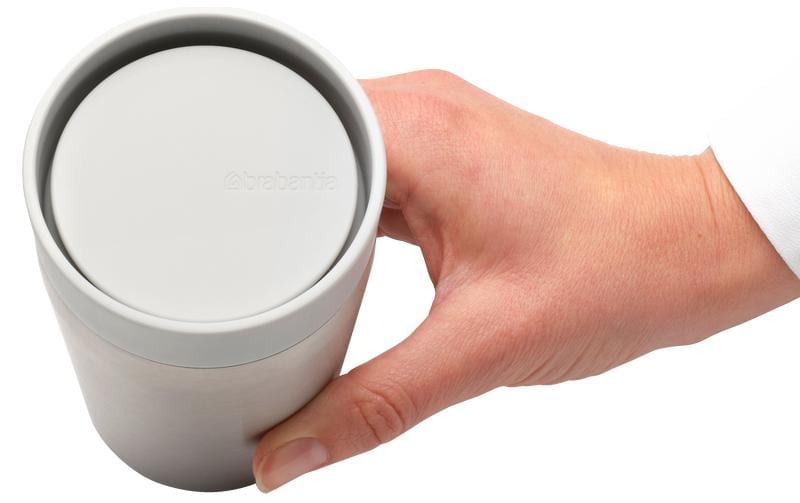 Brabantia Thermobecher »Make & Take 200 ml, Hellgrau/Silber«