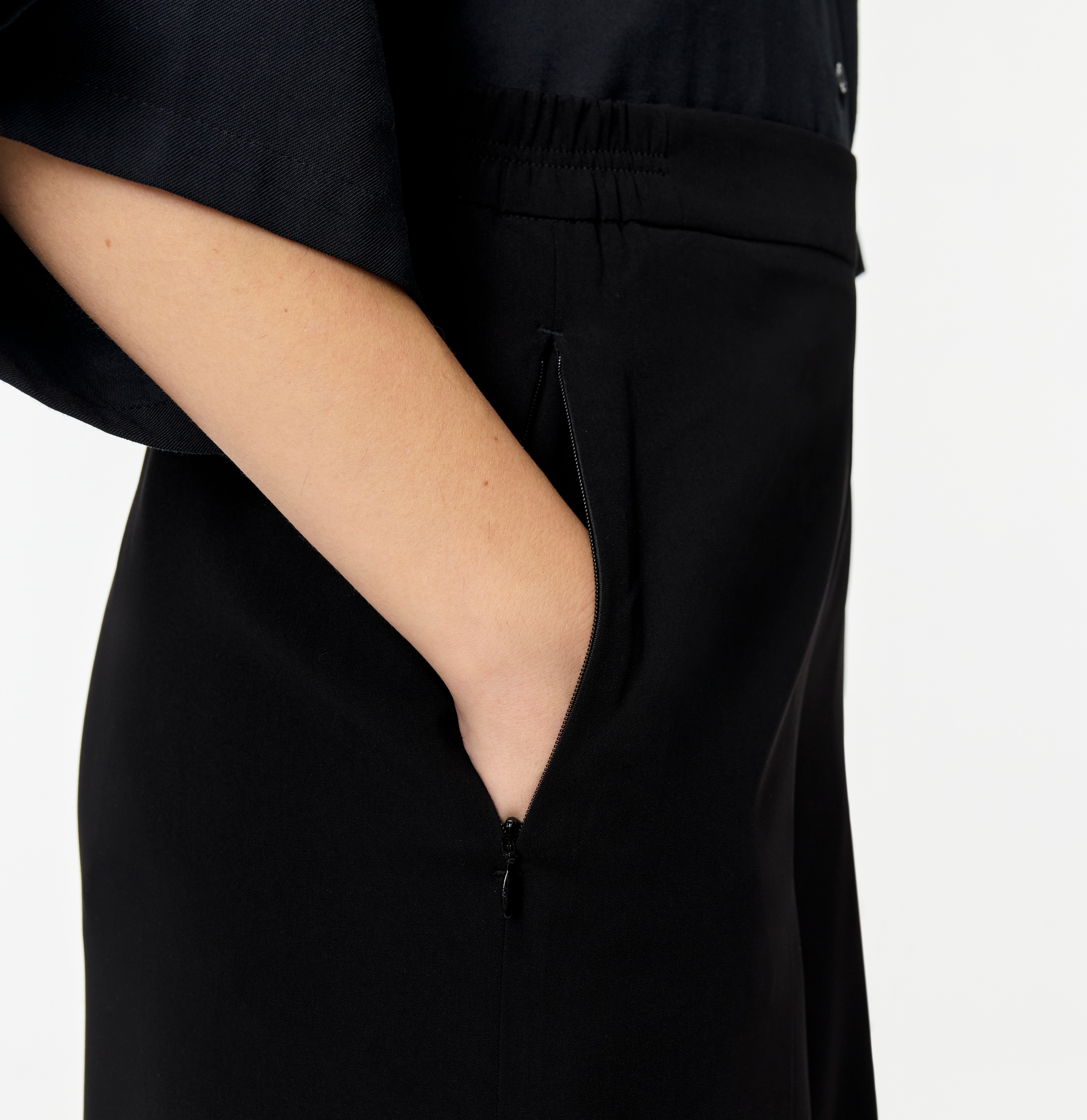 MAC Stretch-Hose »CORALIE«  Seitliche Eingrifftaschen mit Reißverschluss
