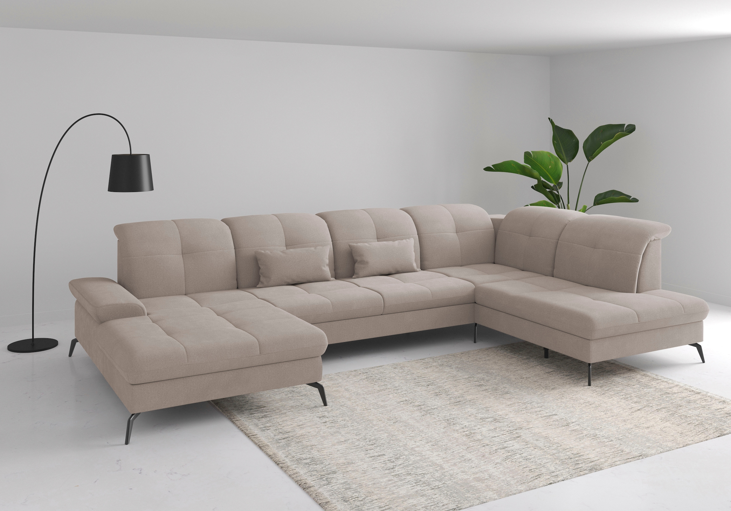 sit&more Wohnlandschaft »Amica«, inkl Sitztiefenverstellung und Armteilvers günstig online kaufen
