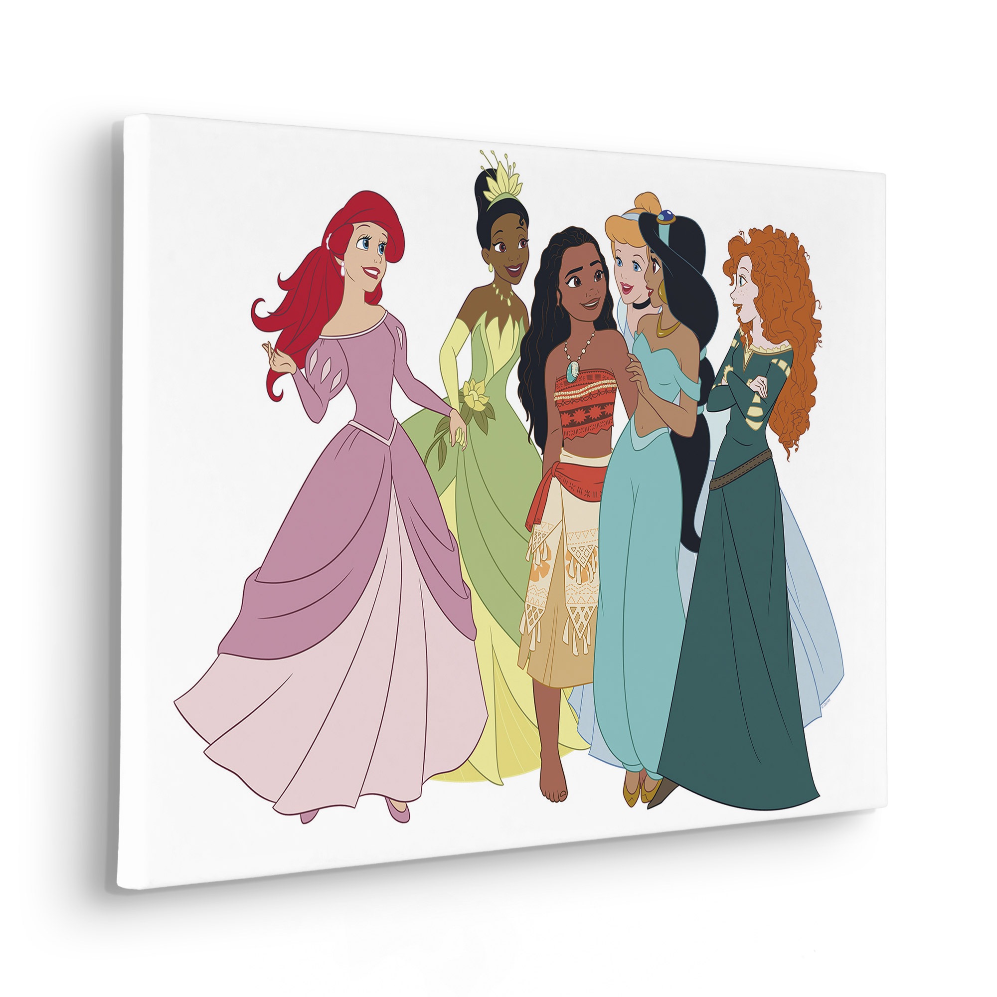 Komar Leinwandbild »Disney Princesses Together«, Disney, (Set, 1 St.), 60 x 40 cm (Breite x Höhe) - Kinderzimmer, Dekoration