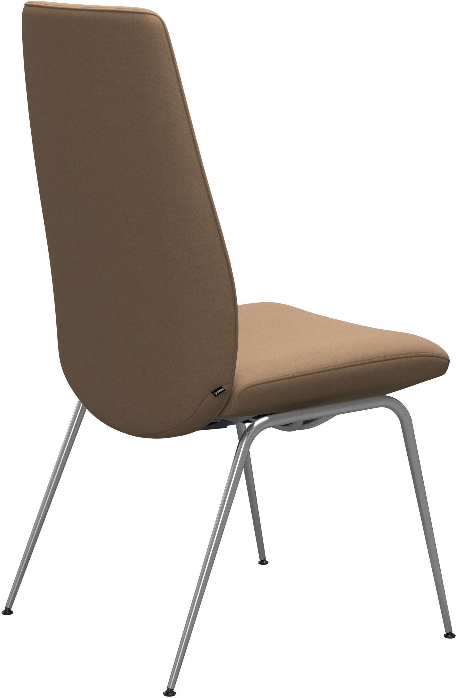 Stressless® Polsterstuhl »Laurel«, Microfaser DINAMICA, High Back, Größe L, mit Beinen aus Stahl in Chrom matt