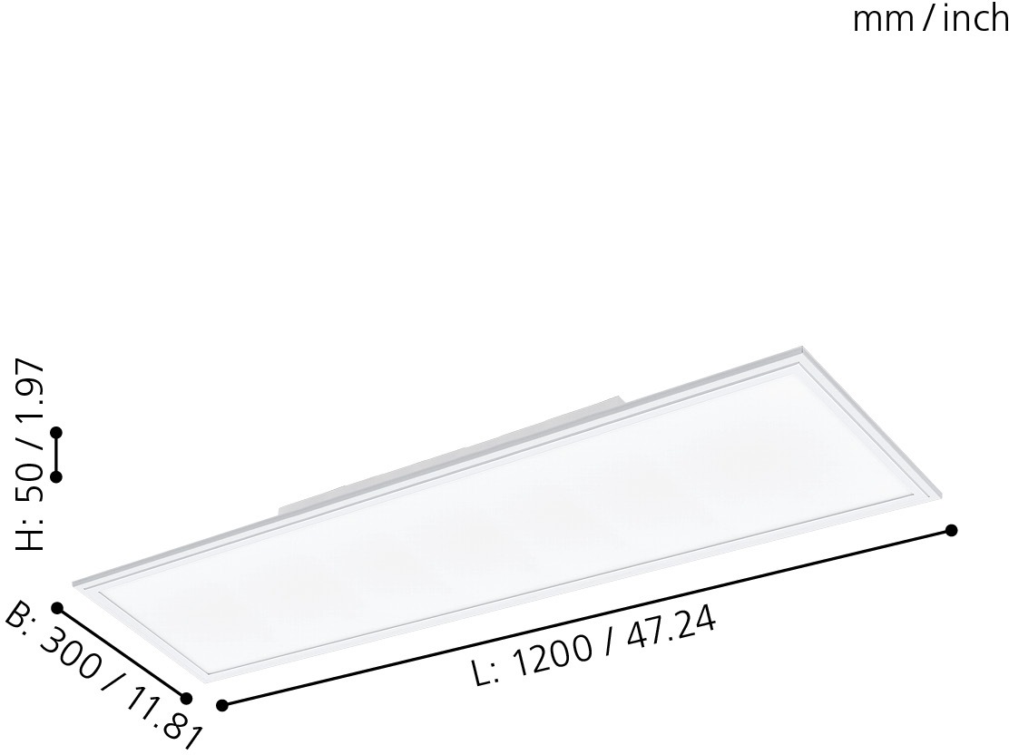 EGLO Deckenleuchte »SALOBRENA-A«, 1 flammig, Leuchtmittel LED-Board   LED f günstig online kaufen