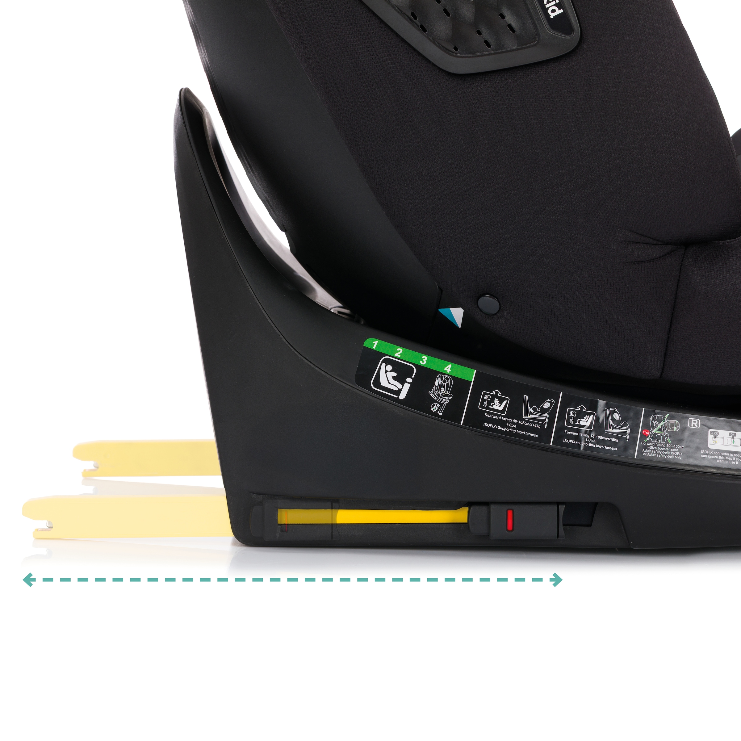 Fillikid Autokindersitz »Aris« 360° drehbar, inkl. Isofix