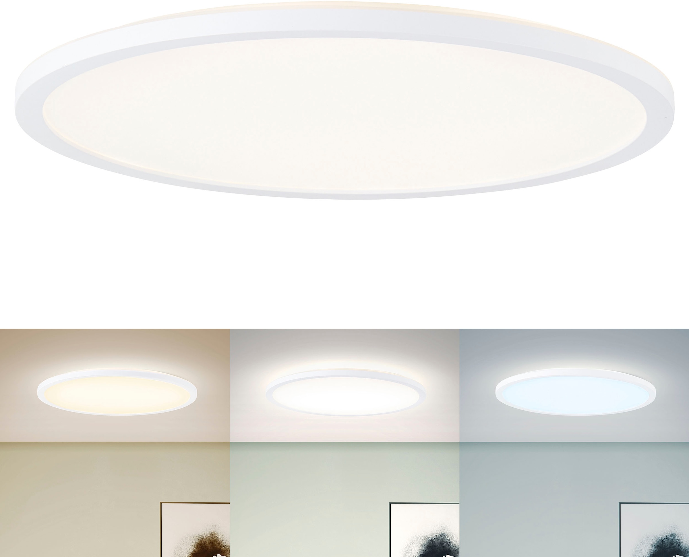 my home LED Deckenleuchte »Enno«, 1 flammig, Leuchtmittel LED-Board   LED f günstig online kaufen