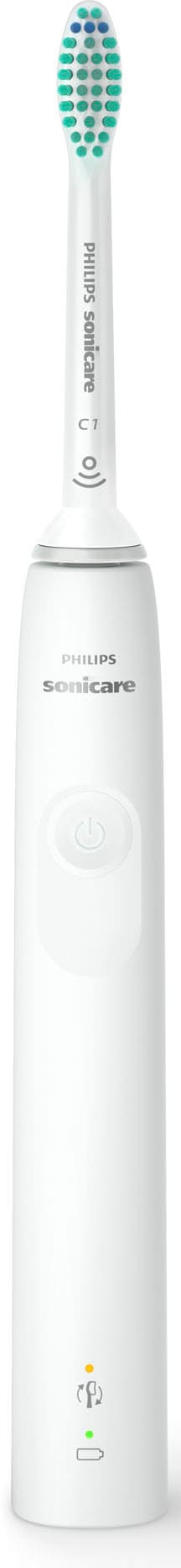 Philips Sonicare Elektrische Zahnbürste »Series 3100 HX3675/13«, 2 St. Aufsteckbürsten, Doppelpack, mit 4-Quadranten-Timer und 2-Minuten-Timer