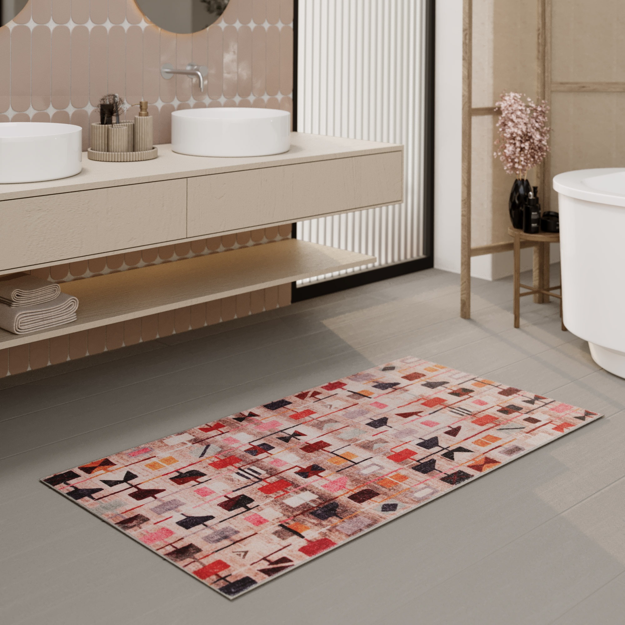 Wecon home Badematte »Nelson« Höhe 0,5 mm fußbodenheizungsgeeignet oriental günstig online kaufen