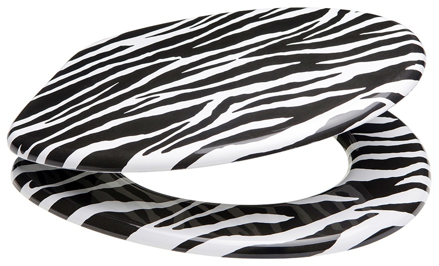 Sanilo WC-Sitz »Zebra Look« mit Absenkautomatik