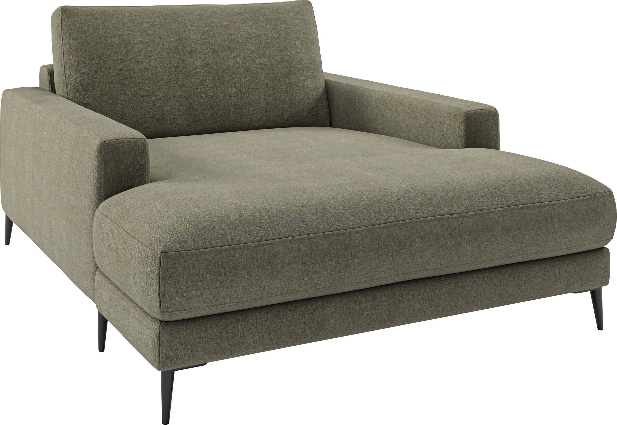 INOSIGN Chaiselongue »Downtown Loungemöbel zum Relaxen, B/T/H: 132/170/84 cm«, auch in Bouclé, Cord und Easy care - leicht mir Wasser zu reinigen