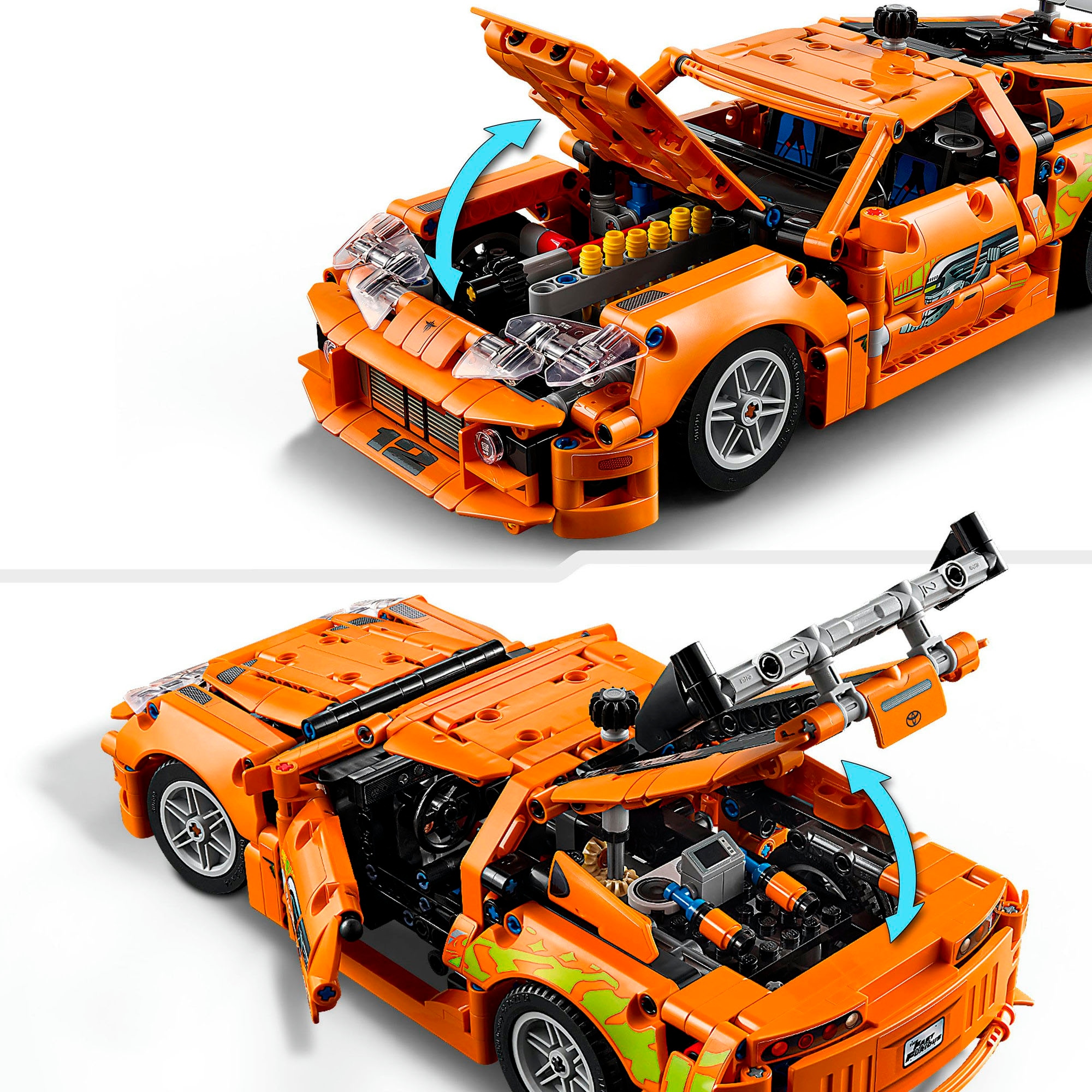 LEGO® Konstruktionsspielsteine »Fast and Furious Toyota Supra MK4 (42204), LEGO® Technic«, (810 St.), Made in Europe